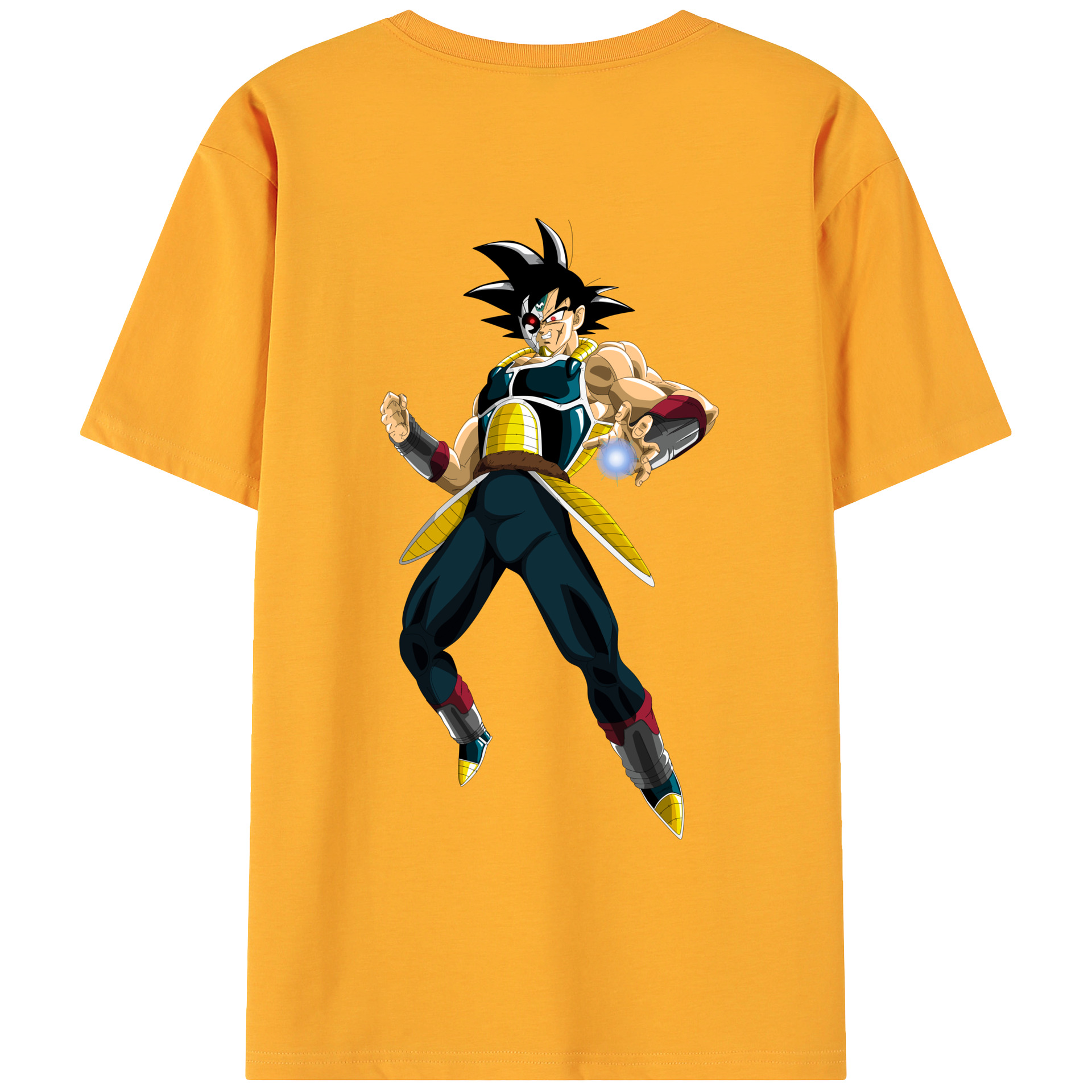 （画像用） ドラゴンボール バーダック DRAGON BALL Burdock 綿100％ メンズ半袖Tシャツ（バックプリント） 通気性