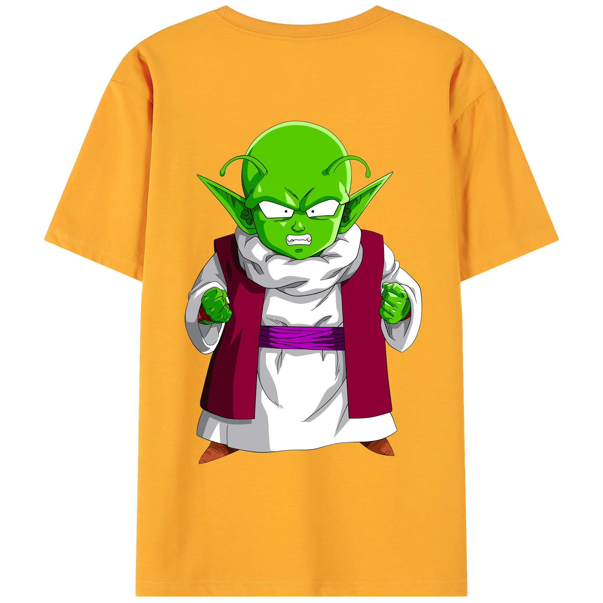（画像用） ドラゴンボール ピッコロ DRAGON BALL Piccolo 綿100％ メンズ半袖Tシャツ（バックプリント） 通気性