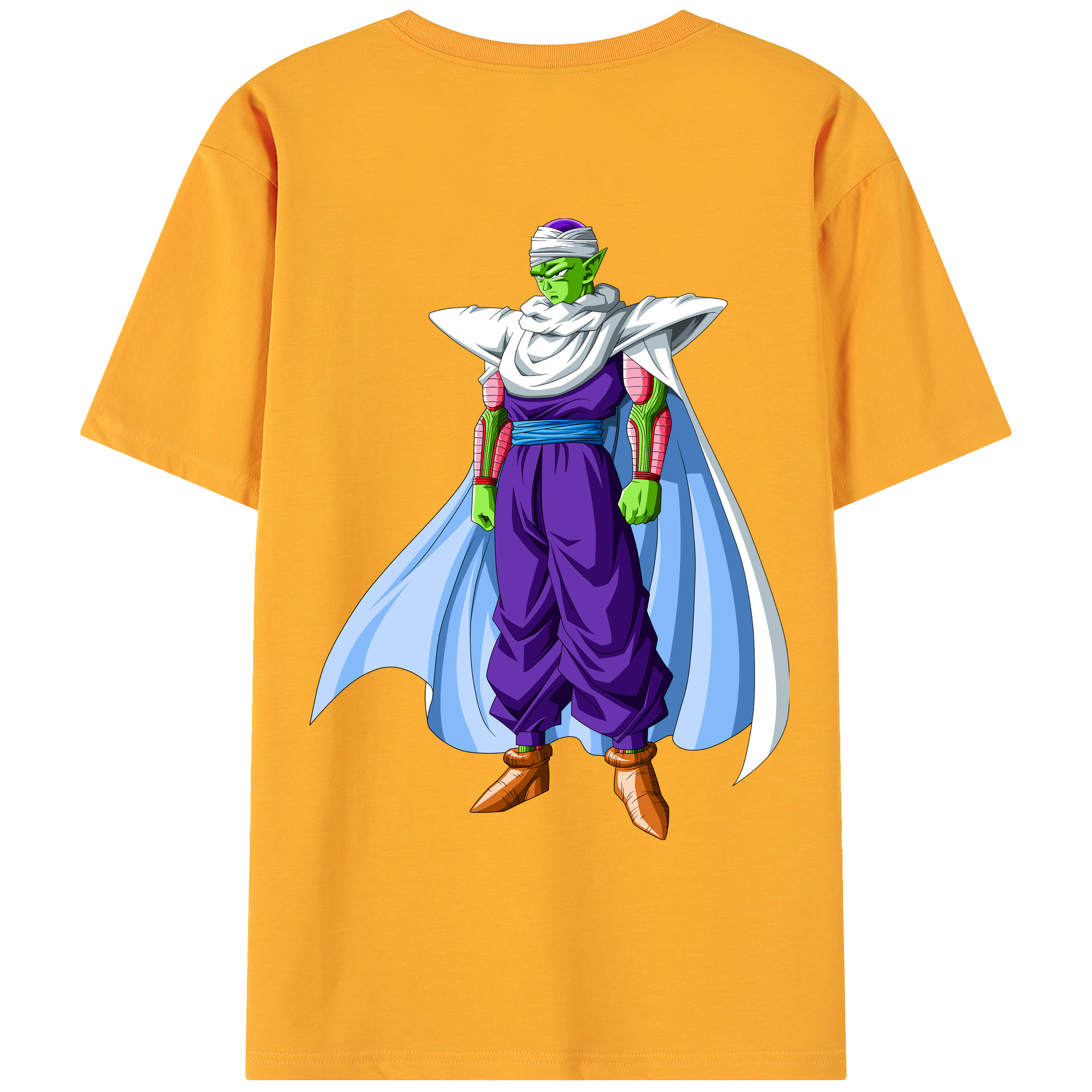 （画像用） ドラゴンボール ピッコロ DRAGON BALL Piccolo 綿100％ メンズ半袖Tシャツ（バックプリント） 通気性