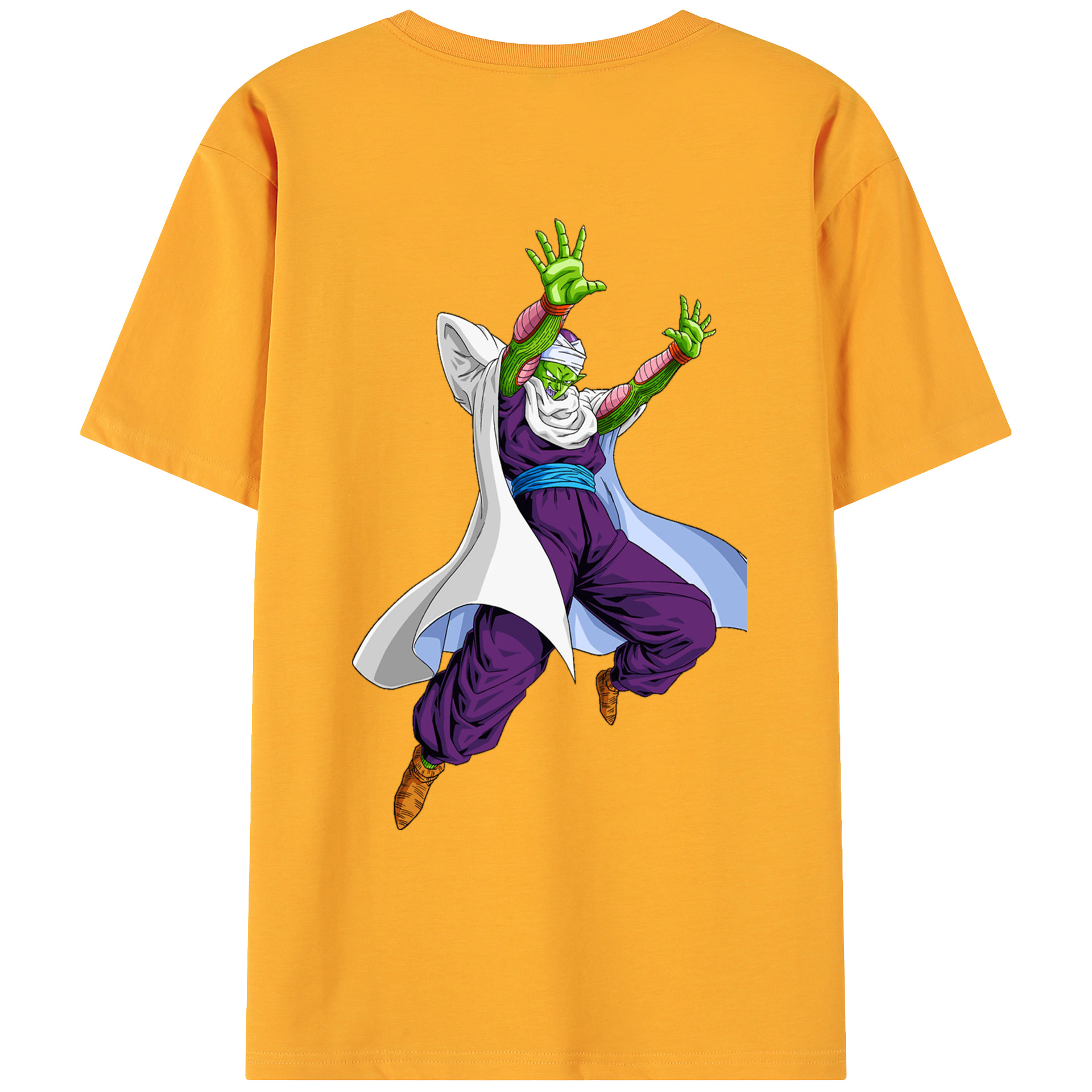 （画像用） ドラゴンボール ピッコロ DRAGON BALL Piccolo 綿100％ メンズ半袖Tシャツ（バックプリント） 通気性
