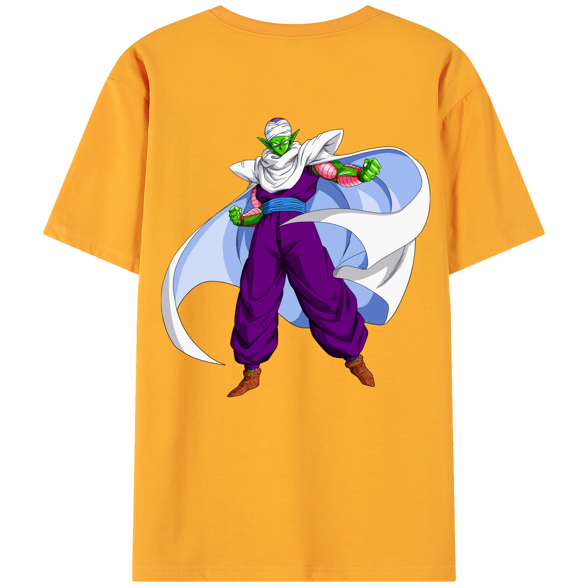 （画像用） ドラゴンボール ピッコロ DRAGON BALL Piccolo 綿100％ メンズ半袖Tシャツ（バックプリント） 通気性