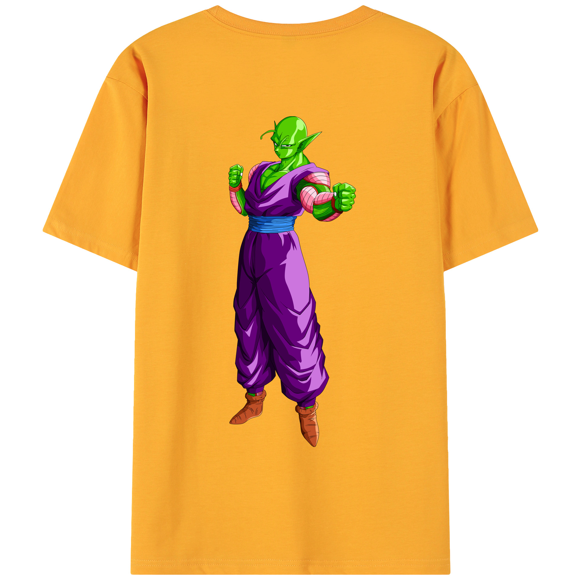 （画像用） ドラゴンボール ピッコロ DRAGON BALL Piccolo 綿100％ メンズ半袖Tシャツ（バックプリント） 通気性