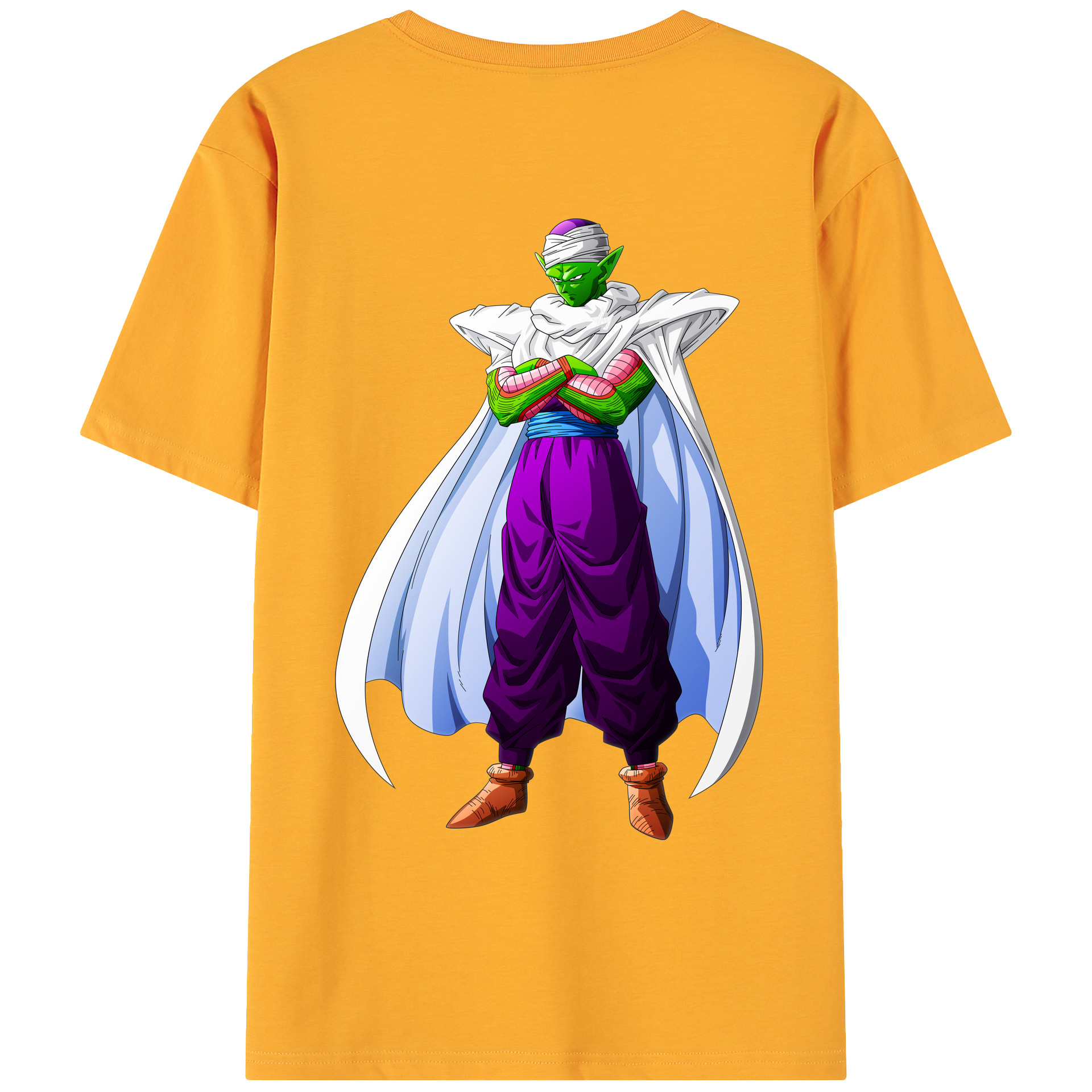 （画像用） ドラゴンボール ピッコロ DRAGON BALL Piccolo 綿100％ メンズ半袖Tシャツ（バックプリント） 通気性