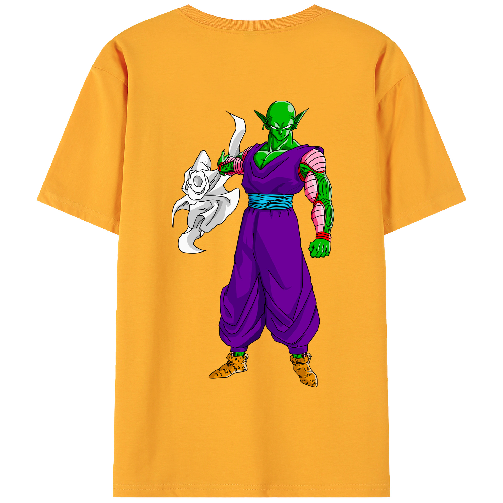 （画像用） ドラゴンボール ピッコロ DRAGON BALL Piccolo 綿100％ メンズ半袖Tシャツ（バックプリント） 通気性