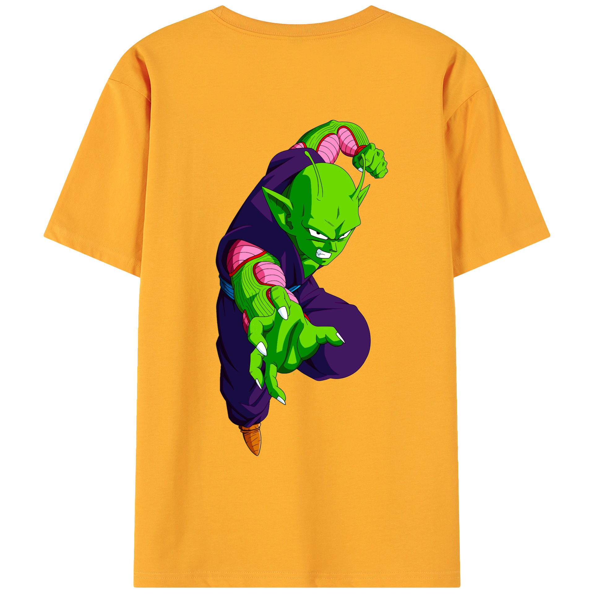 （画像用） ドラゴンボール ピッコロ DRAGON BALL Piccolo 綿100％ メンズ半袖Tシャツ（バックプリント） 通気性