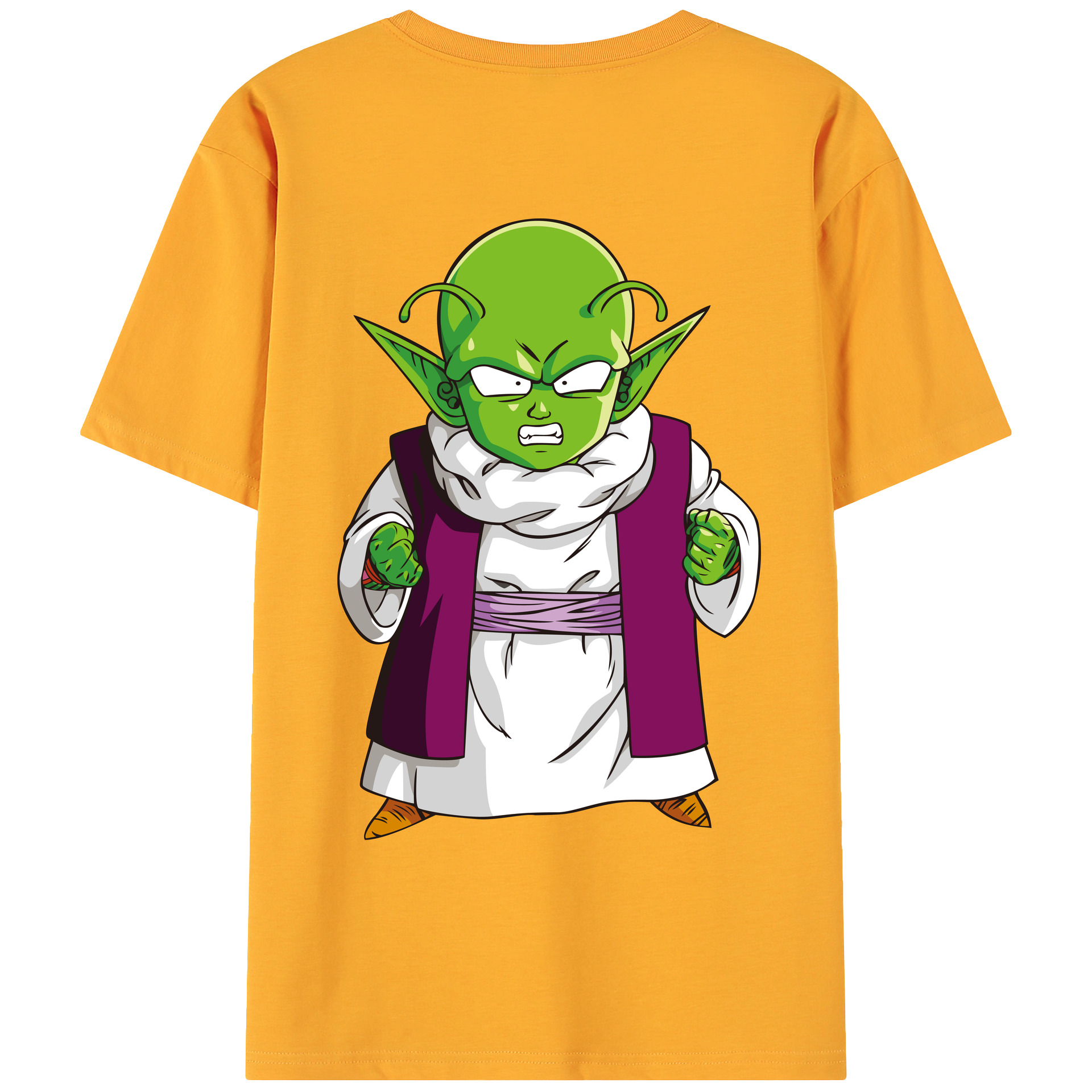 （画像用） ドラゴンボール ピッコロ DRAGON BALL Piccolo 綿100％ メンズ半袖Tシャツ（バックプリント） 通気性