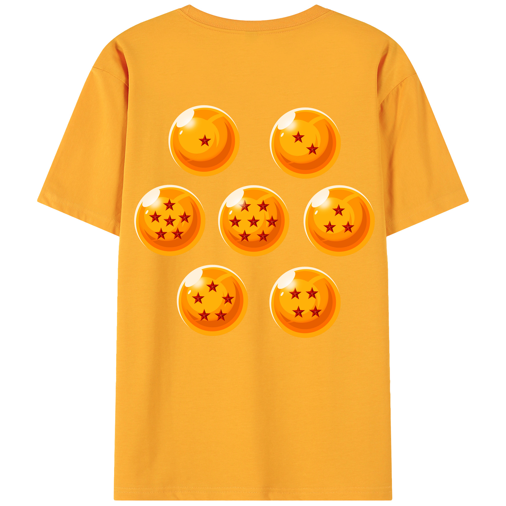 （画像用） ドラゴンボール DRAGON BALL 綿100％ メンズ半袖Tシャツ（バックプリント） 通気性
