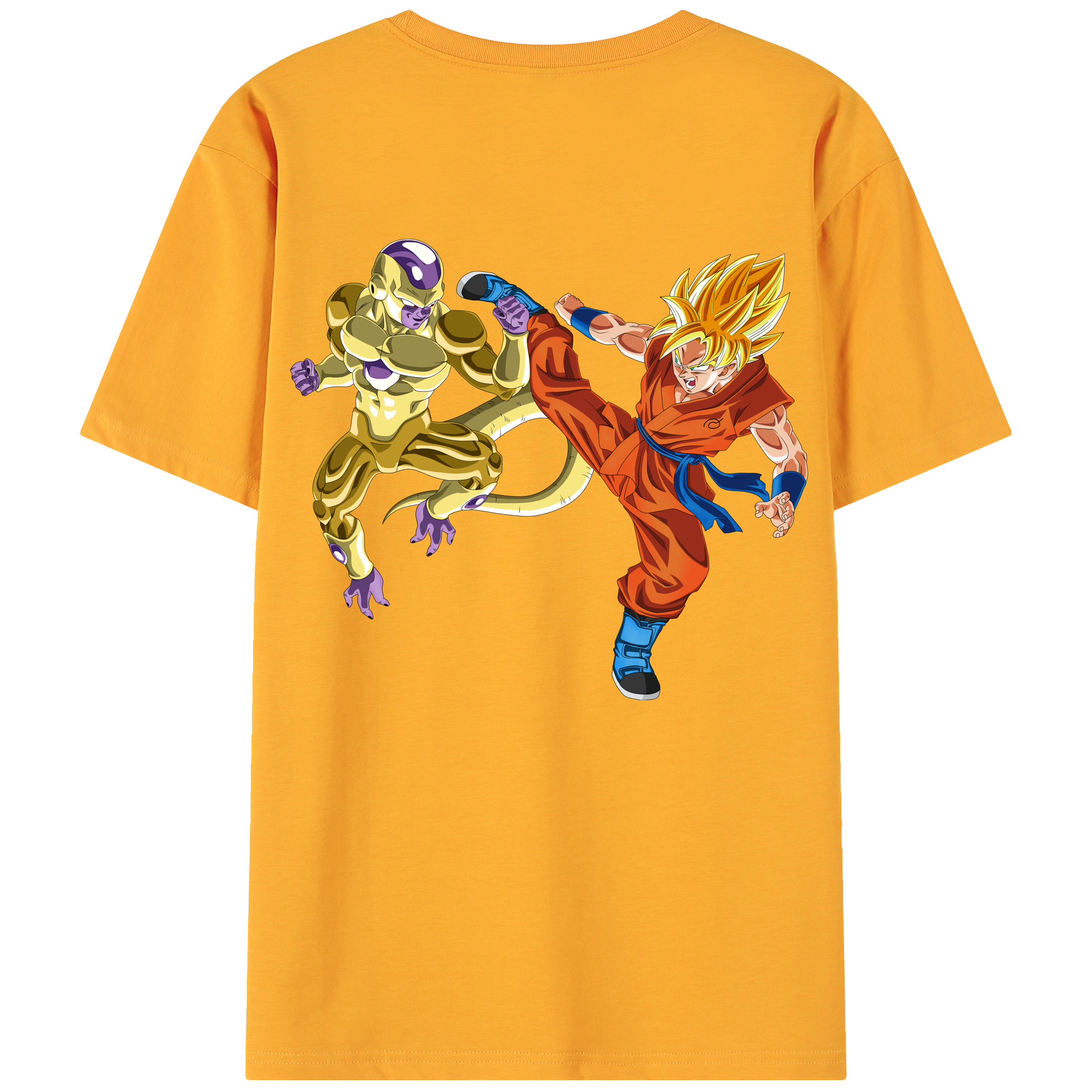 （画像用） ドラゴンボール DRAGON BALL 綿100％ メンズ半袖Tシャツ（バックプリント） 通気性