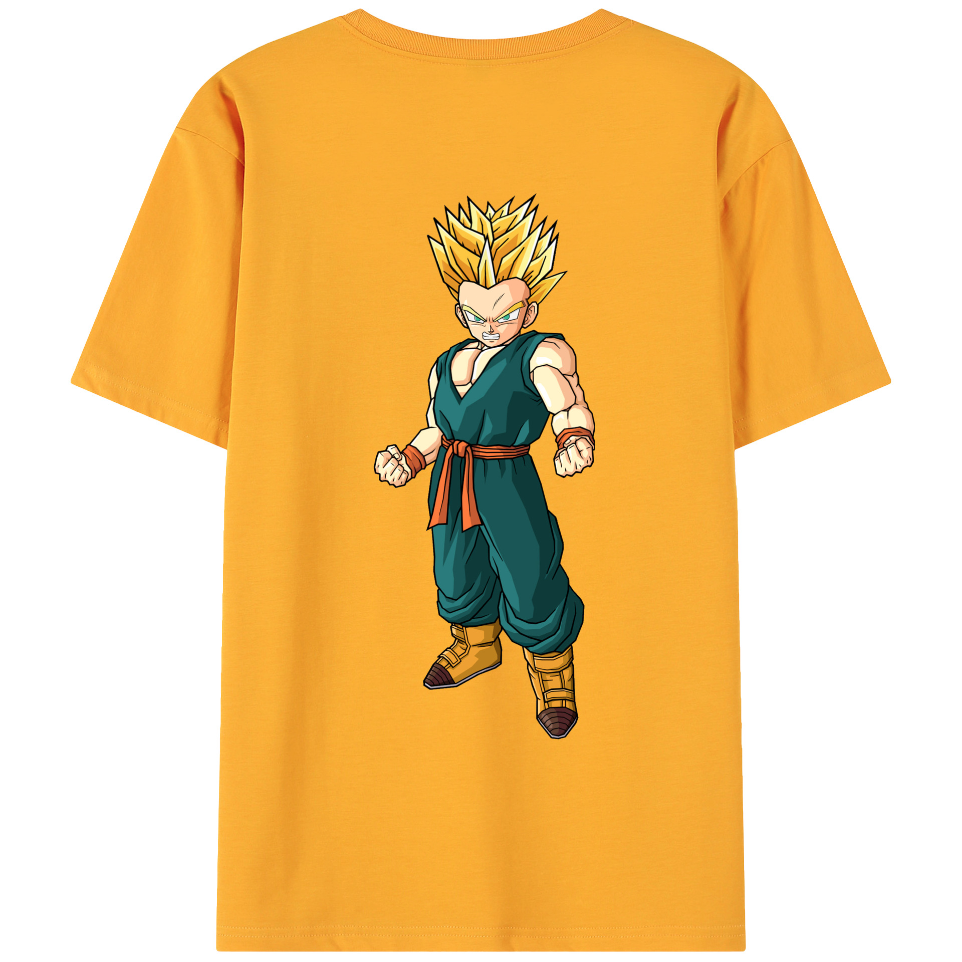 （画像用） ドラゴンボール DRAGON BALL 綿100％ メンズ半袖Tシャツ（バックプリント） 通気性