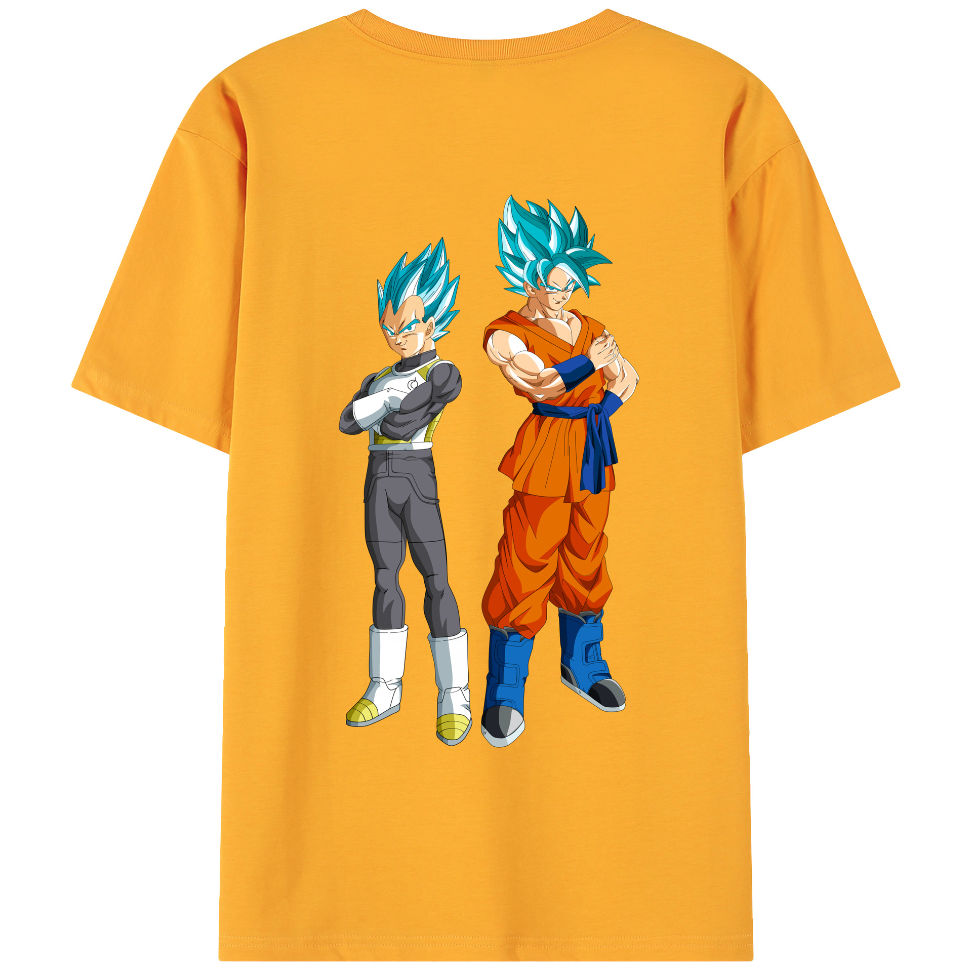 （画像用） ドラゴンボール DRAGON BALL 綿100％ メンズ半袖Tシャツ（バックプリント） 通気性