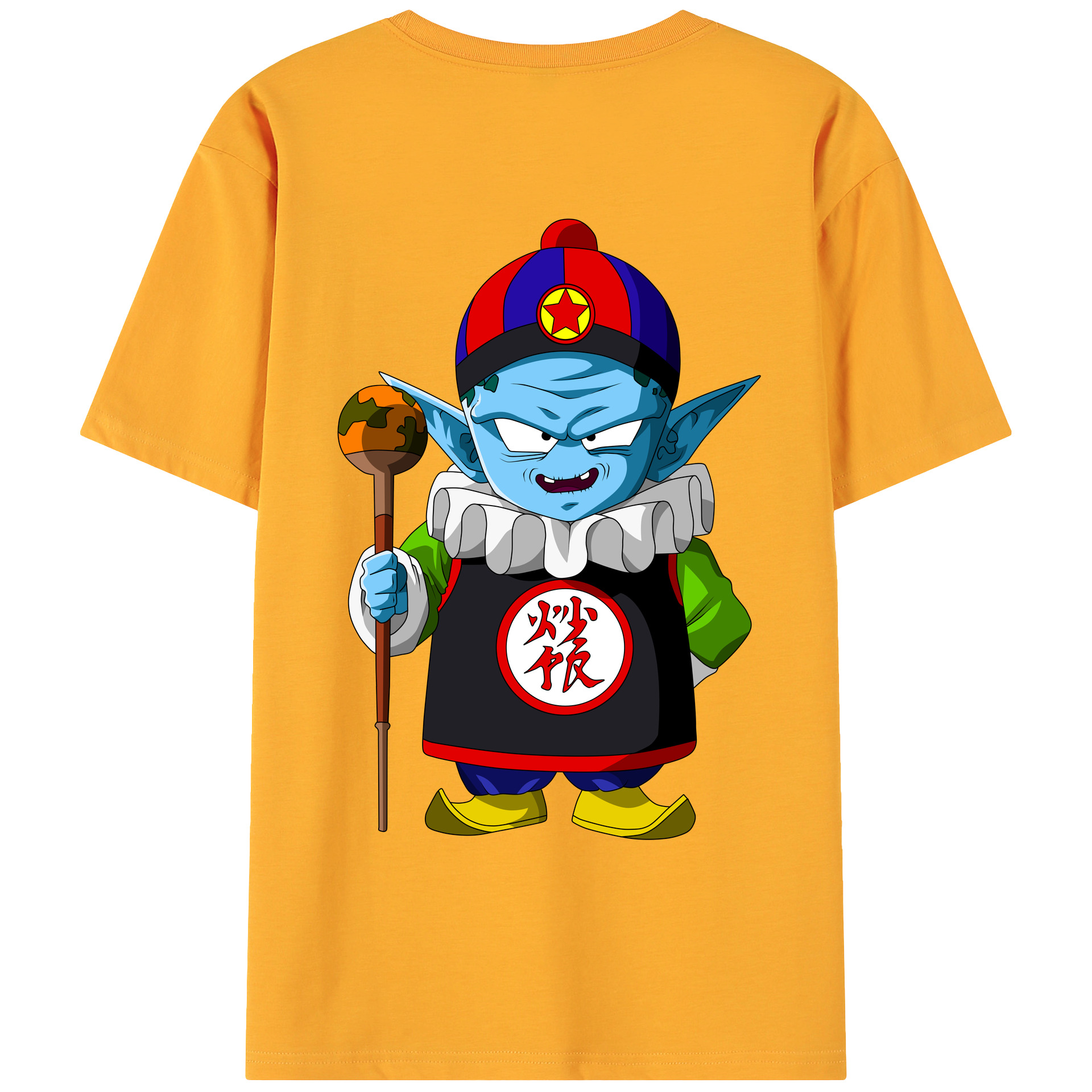 （画像用） ドラゴンボール DRAGON BALL 綿100％ メンズ半袖Tシャツ（バックプリント） 通気性