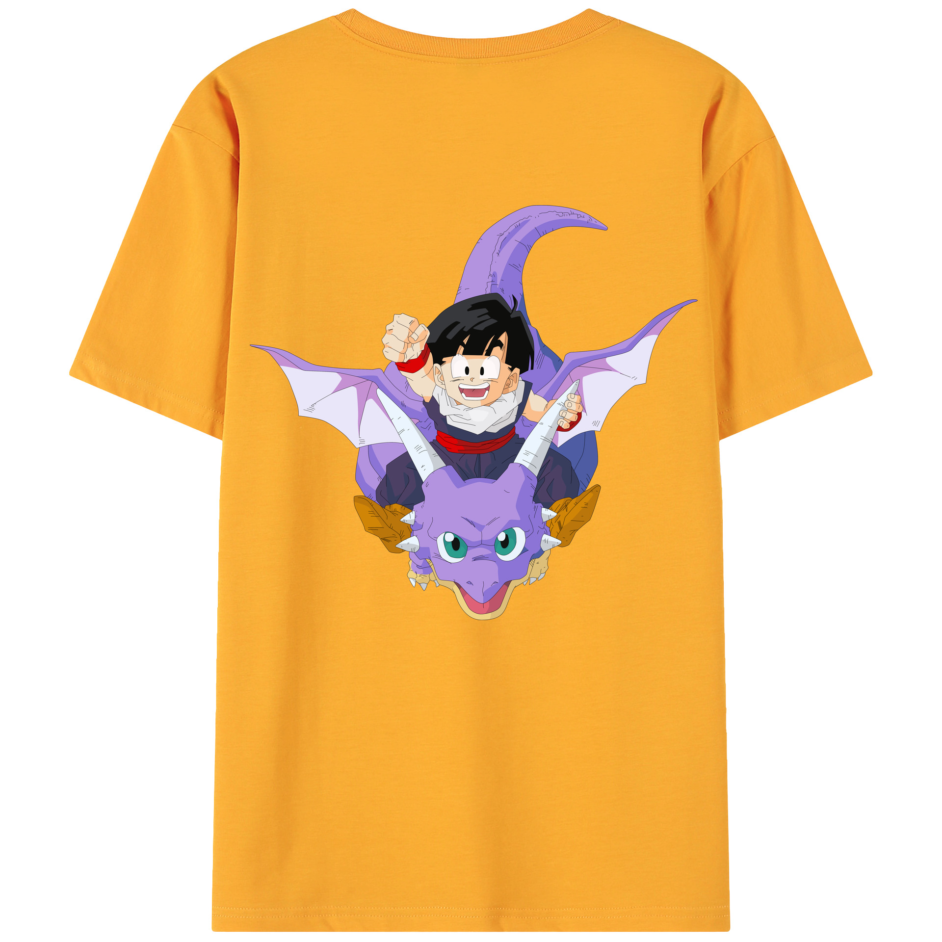 （画像用） ドラゴンボール DRAGON BALL 綿100％ メンズ半袖Tシャツ（バックプリント） 通気性
