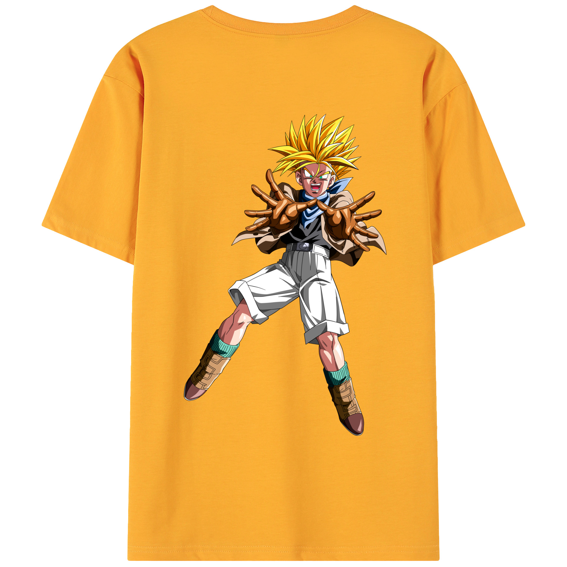 （画像用） ドラゴンボール DRAGON BALL 綿100％ メンズ半袖Tシャツ（バックプリント） 通気性