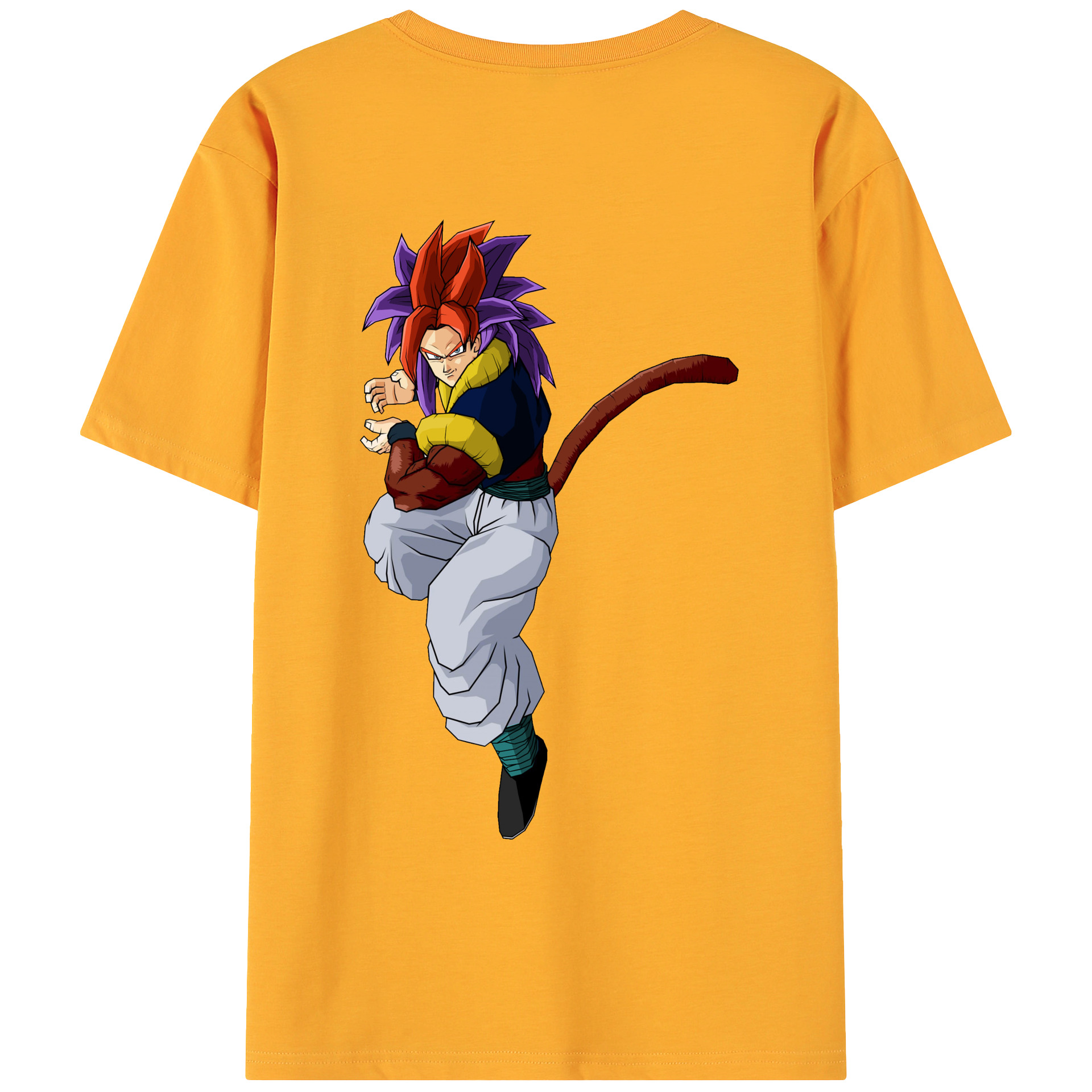 （画像用） ドラゴンボール DRAGON BALL 綿100％ メンズ半袖Tシャツ（バックプリント） 通気性