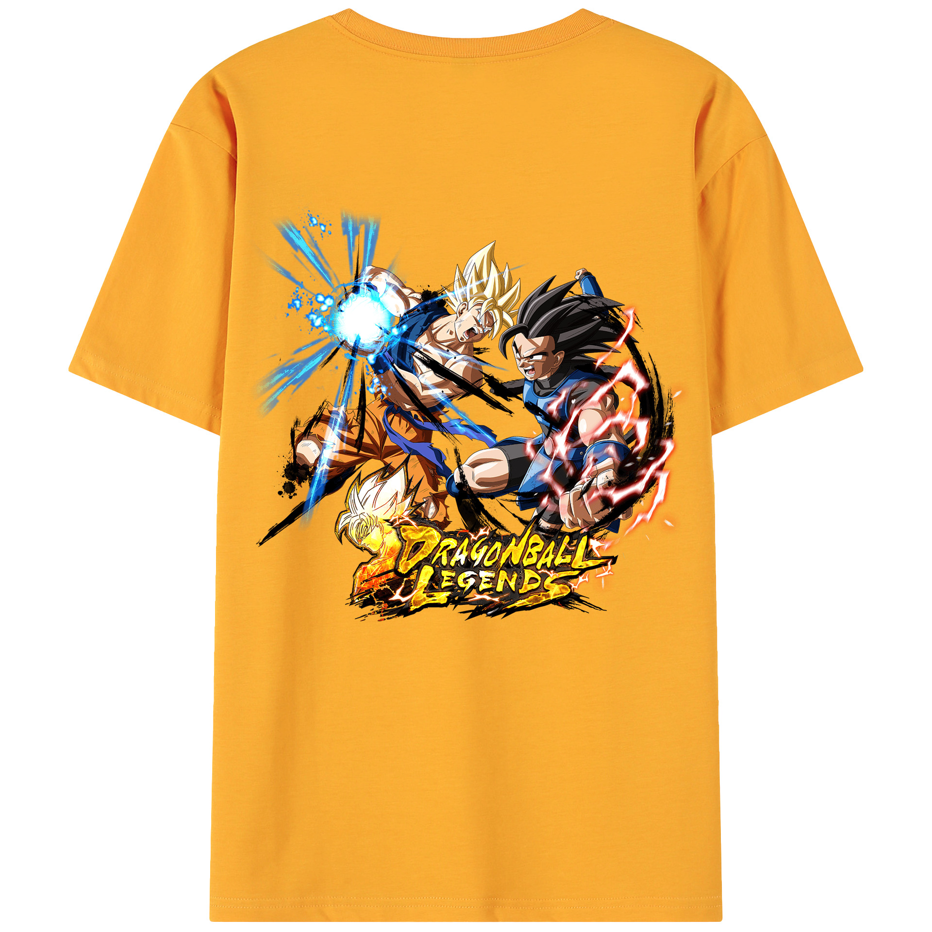 （画像用） ドラゴンボール DRAGON BALL 綿100％ メンズ半袖Tシャツ（バックプリント） 通気性