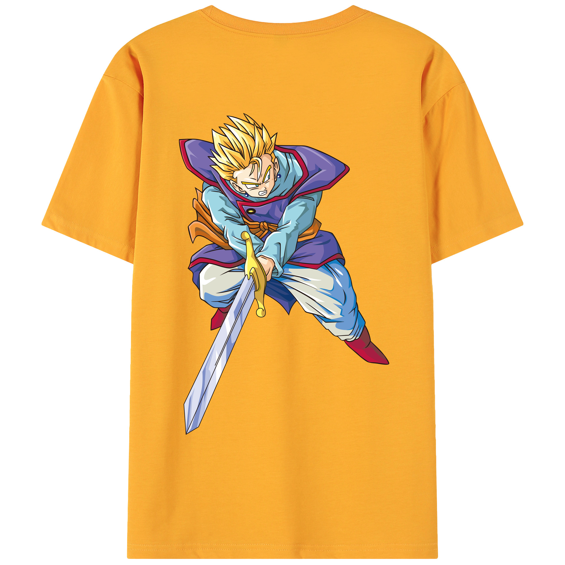 （画像用） ドラゴンボール DRAGON BALL 綿100％ メンズ半袖Tシャツ（バックプリント） 通気性