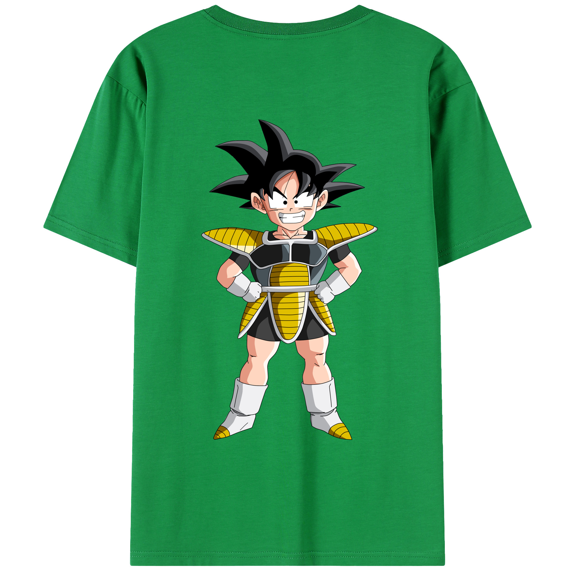 （画像用） ドラゴンボール 孫悟空（そん ごくう）Son Goku カカロット DRAGON BALL Kakarotto 綿100％ メンズ半袖Tシャツ（バックプリント） 通気性