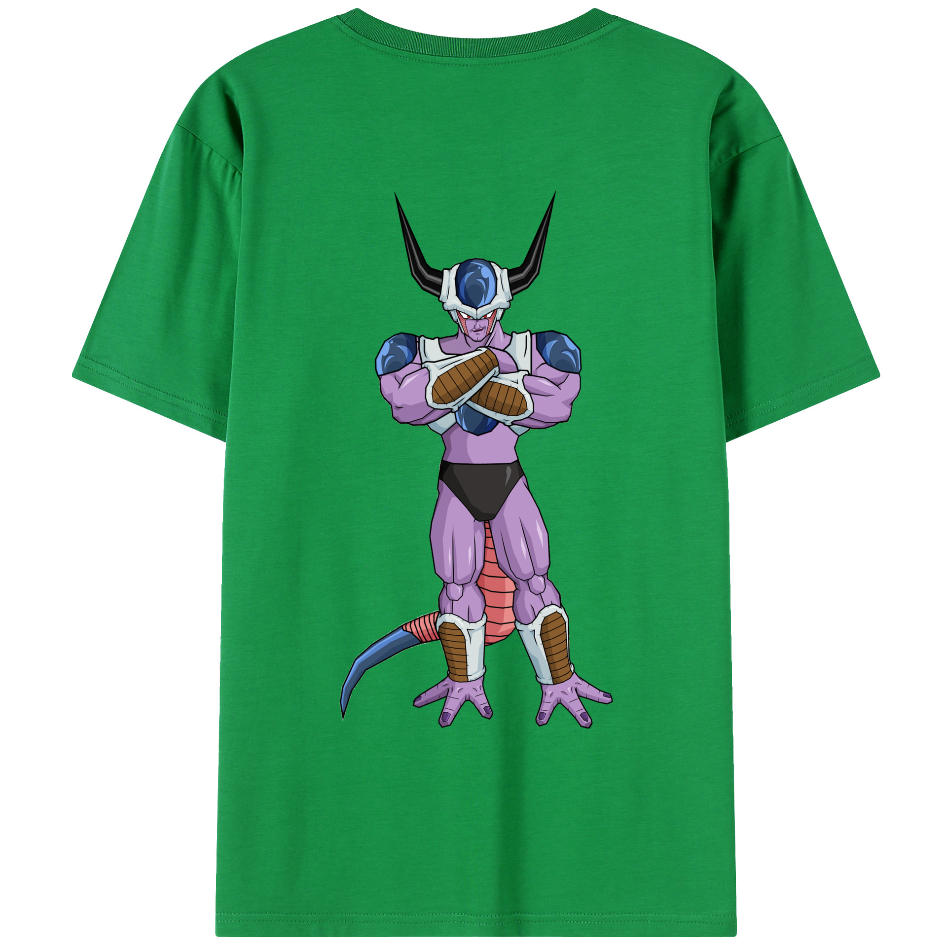 （画像用） ドラゴンボール フリーザ DRAGON BALL Frieza 綿100％ メンズ半袖Tシャツ（バックプリント） 通気性