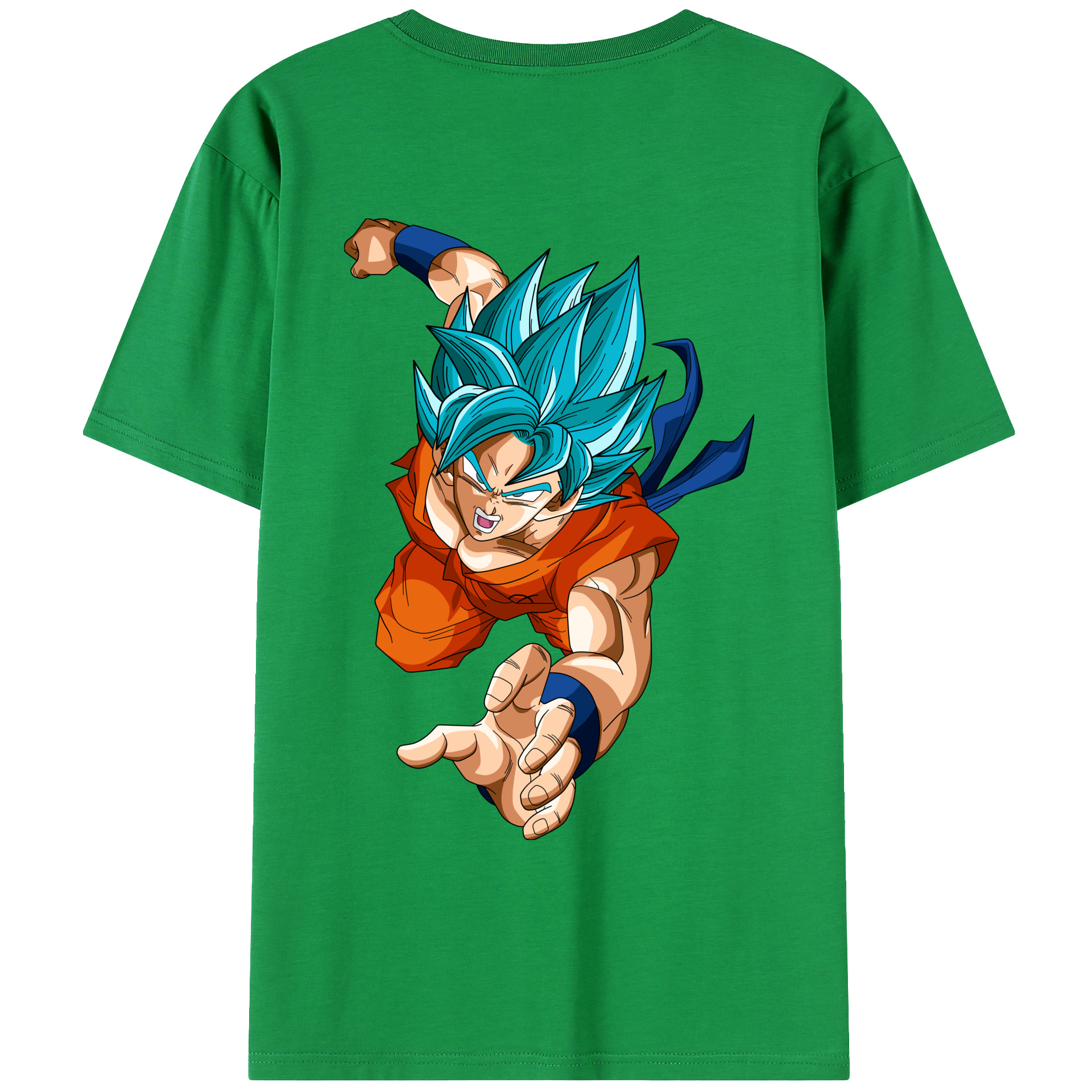 （画像用） ドラゴンボール ベジット DRAGON BALL Vegetto 綿100％ メンズ半袖Tシャツ（バックプリント） 通気性