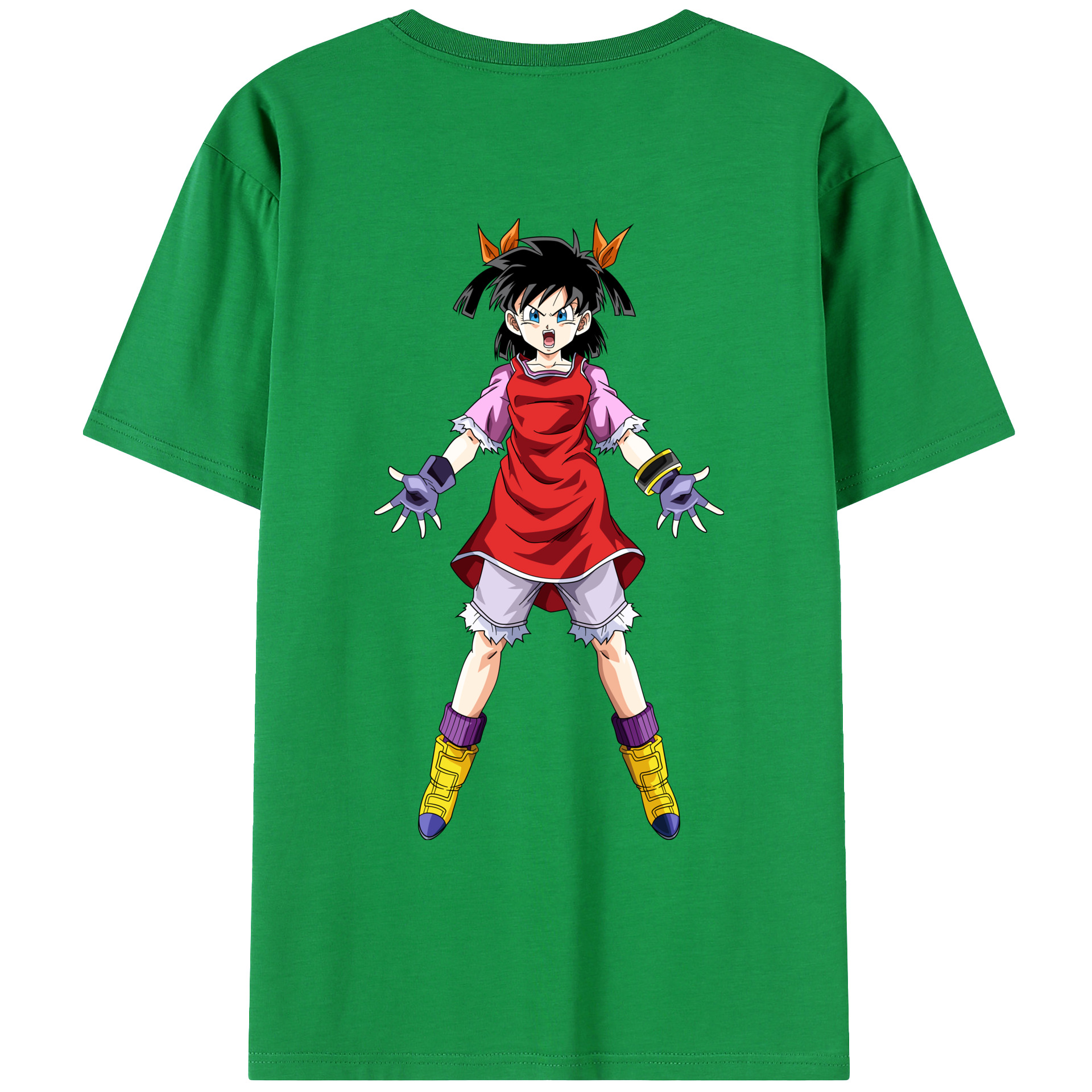 （画像用） ドラゴンボール パン DRAGON BALL Pan 綿100％ メンズ半袖Tシャツ（バックプリント） 通気性