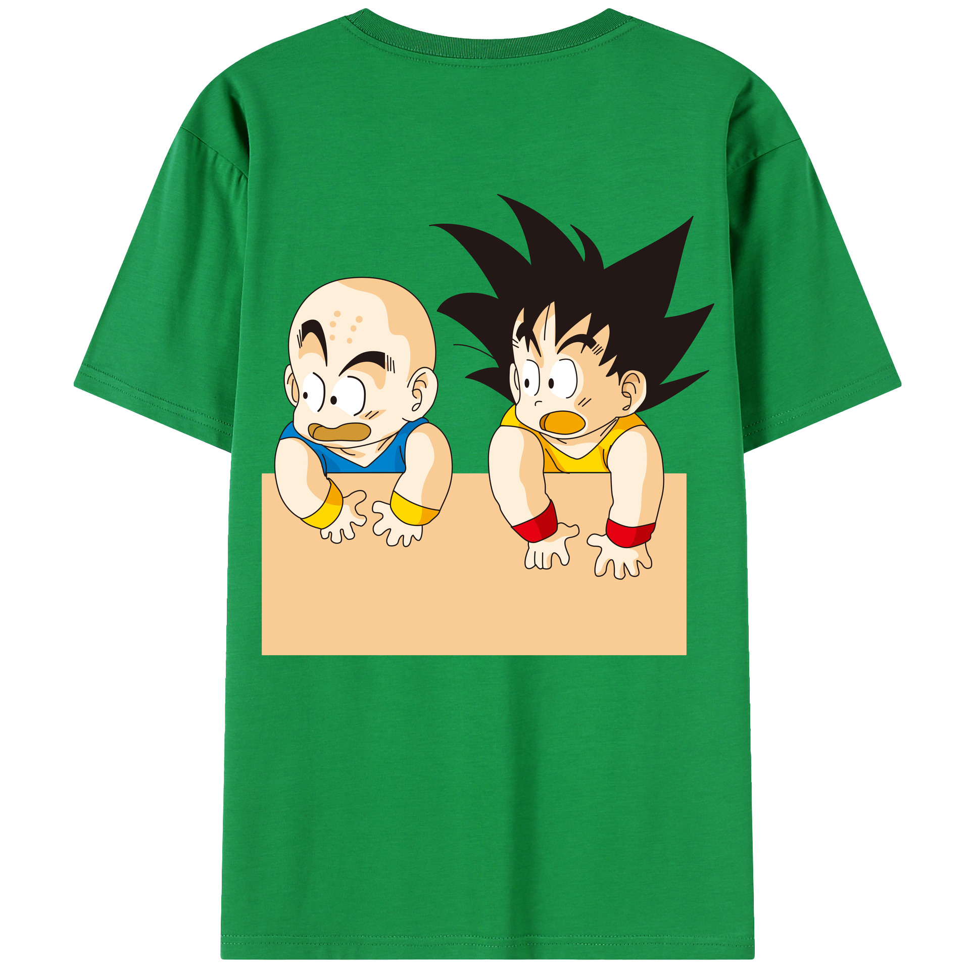 （画像用） ドラゴンボール 孫悟空（そん ごくう）Son Goku カカロット DRAGON BALL Kakarotto 綿100％ メンズ半袖Tシャツ（バックプリント） 通気性