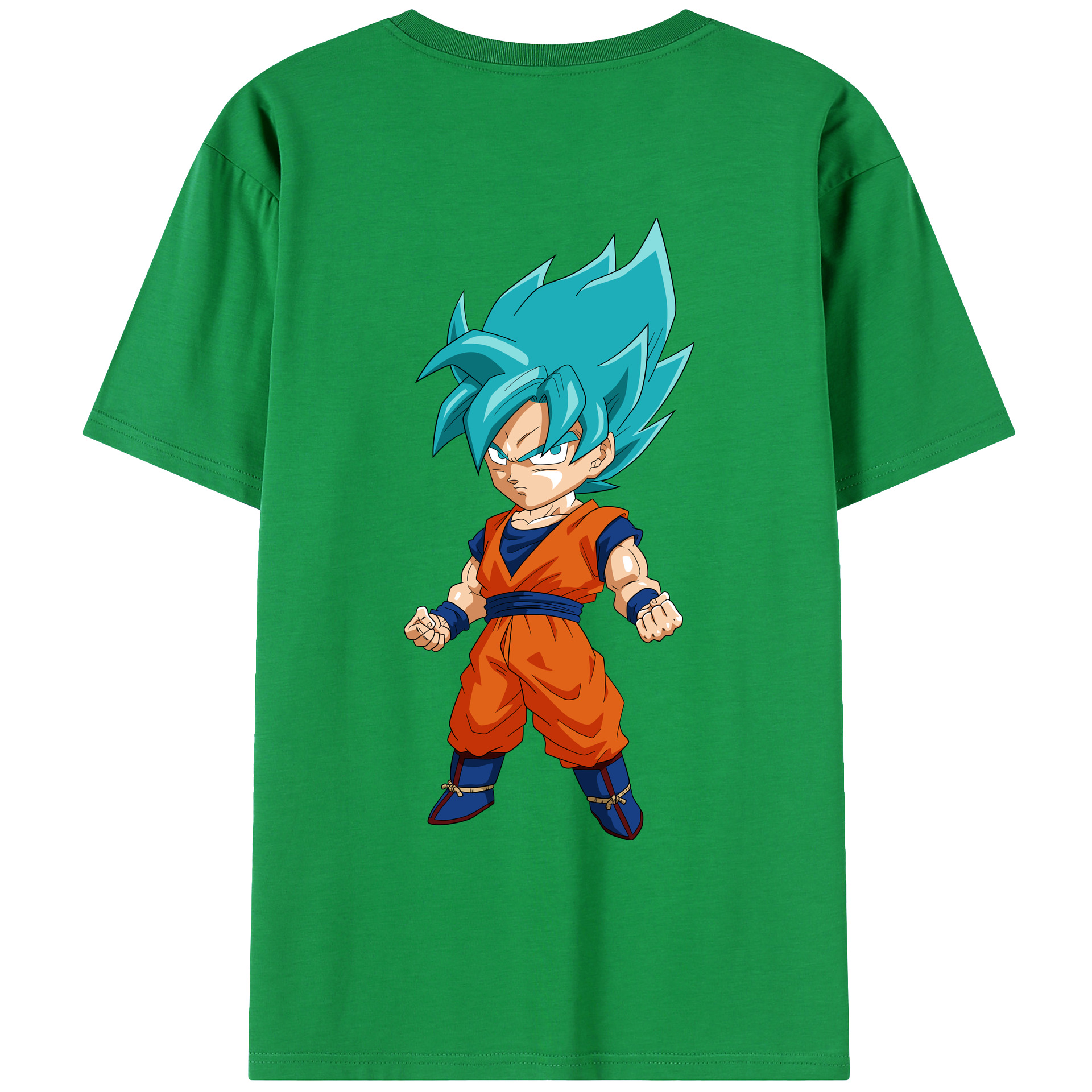 （画像用） ドラゴンボール 孫 悟飯（そんごはん）DRAGON BALL Son Gohan 綿100％ メンズ半袖Tシャツ（バックプリント） 通気性
