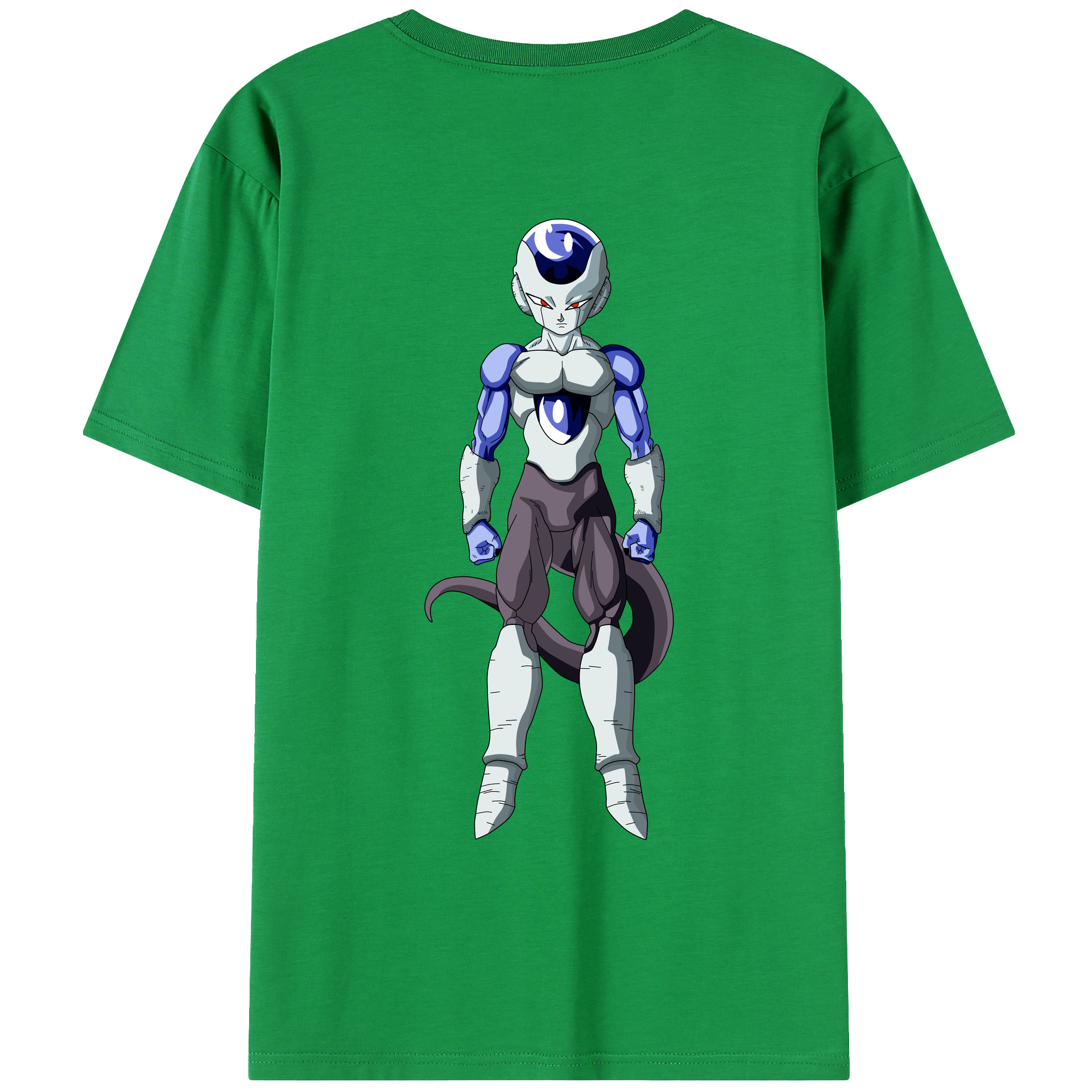 （画像用） ドラゴンボール フリーザ DRAGON BALL Frieza 綿100％ メンズ半袖Tシャツ（バックプリント） 通気性