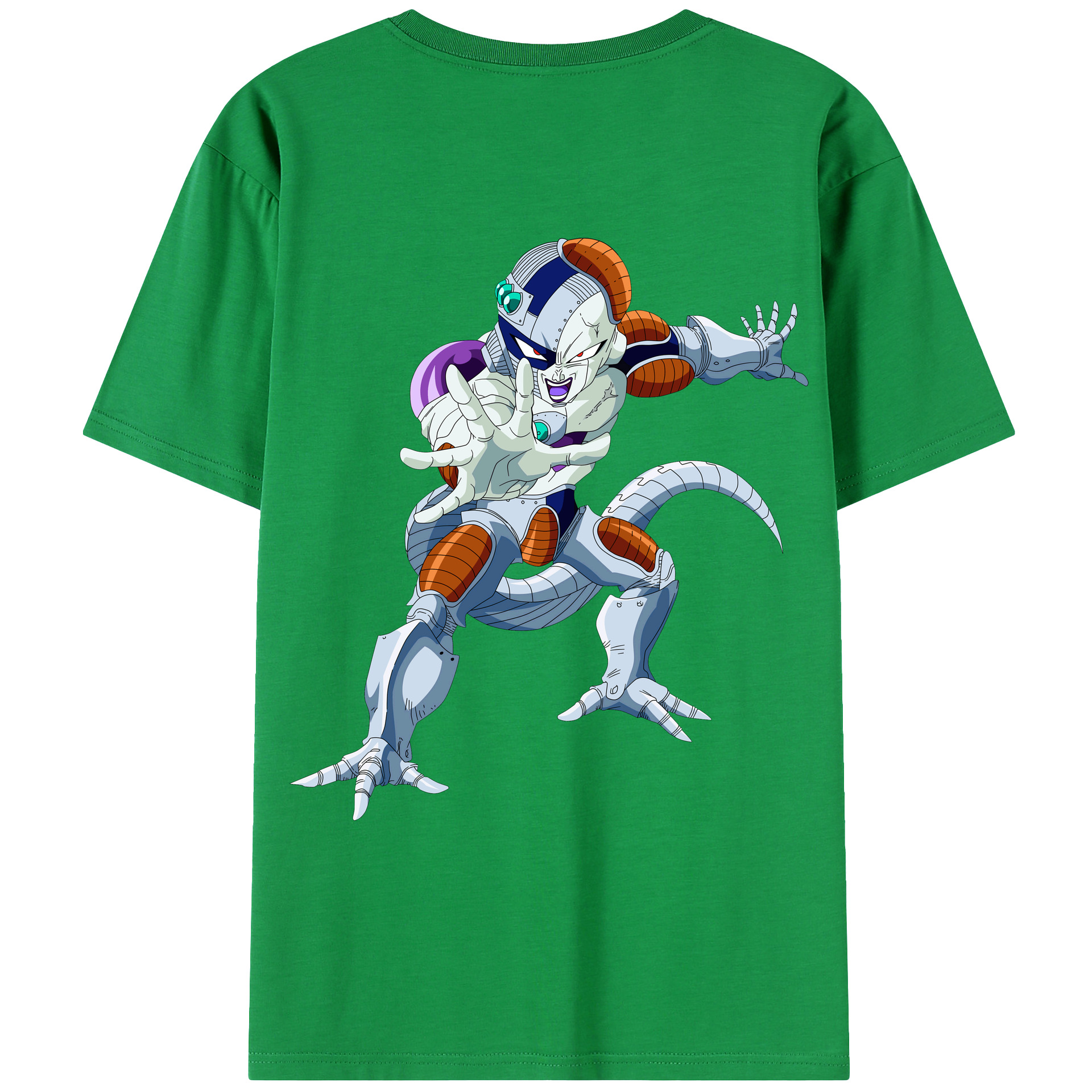 （画像用） ドラゴンボール フリーザ DRAGON BALL Frieza 綿100％ メンズ半袖Tシャツ（バックプリント） 通気性
