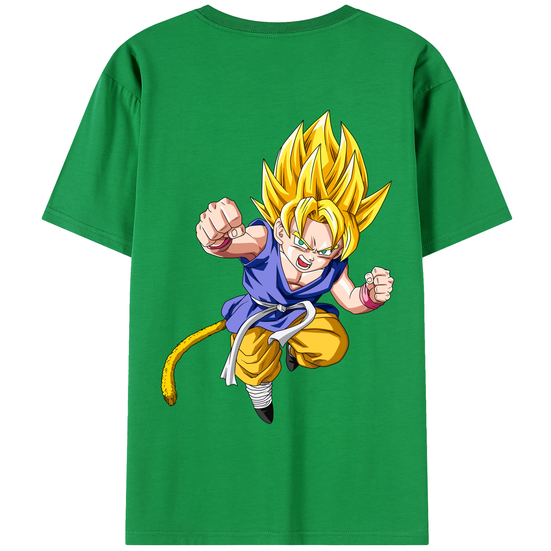 （画像用） ドラゴンボール ベジット DRAGON BALL Vegetto 綿100％ メンズ半袖Tシャツ（バックプリント） 通気性