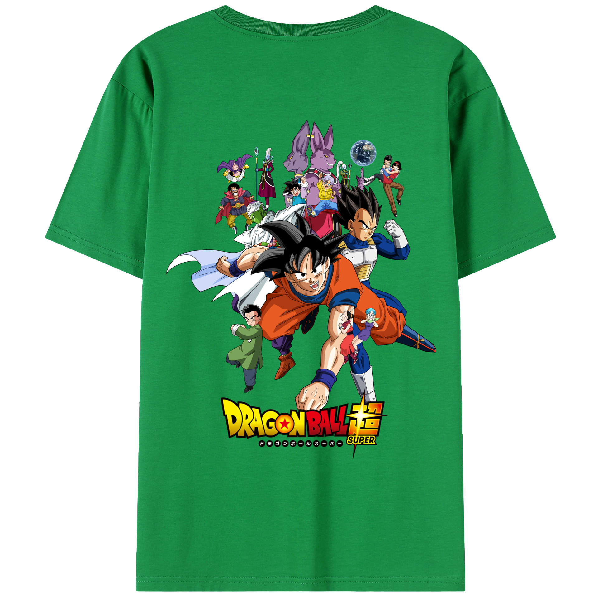 （画像用） ドラゴンボール DRAGON BALL 綿100％ メンズ半袖Tシャツ（バックプリント） 通気性