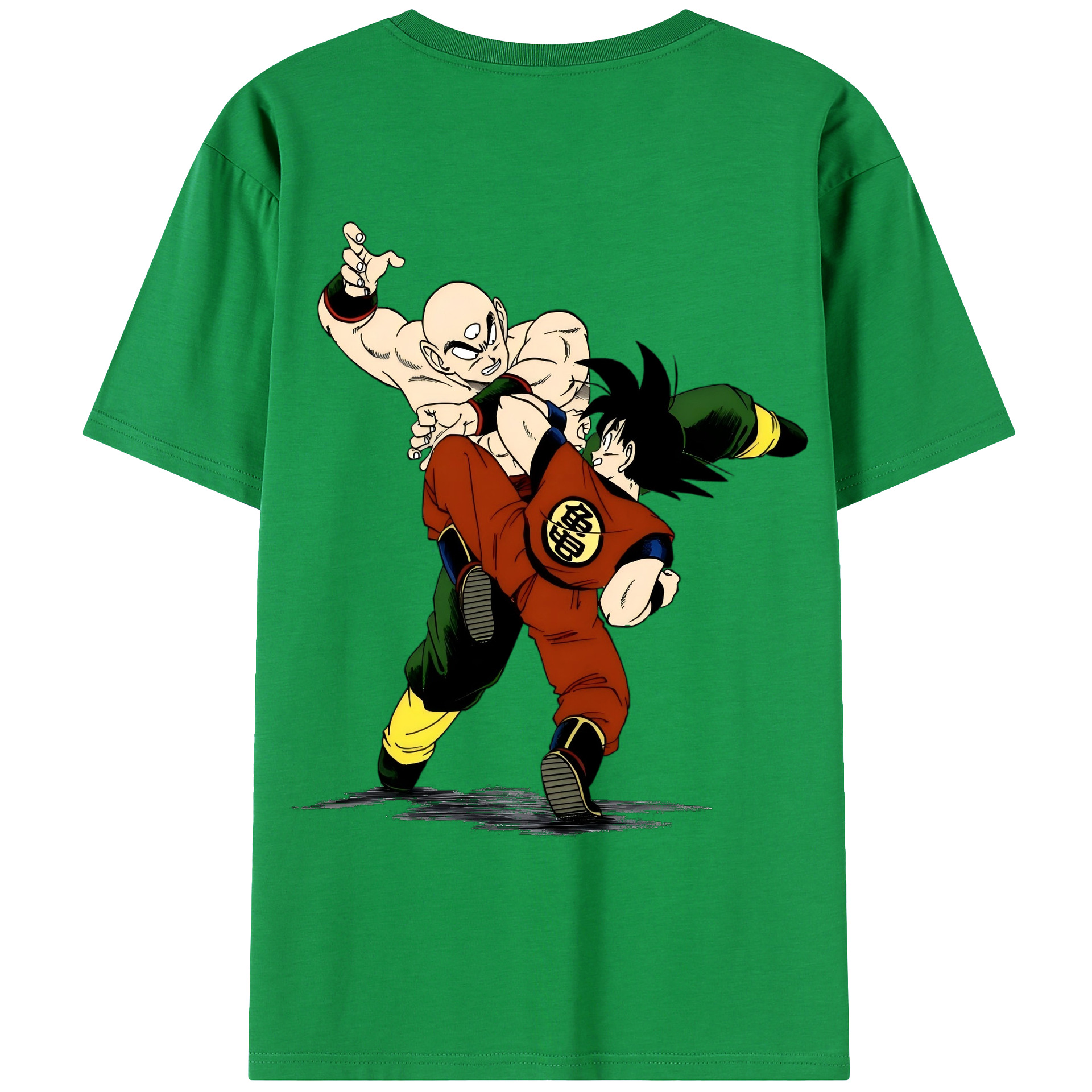 （画像用） ドラゴンボール DRAGON BALL 綿100％ メンズ半袖Tシャツ（バックプリント） 通気性