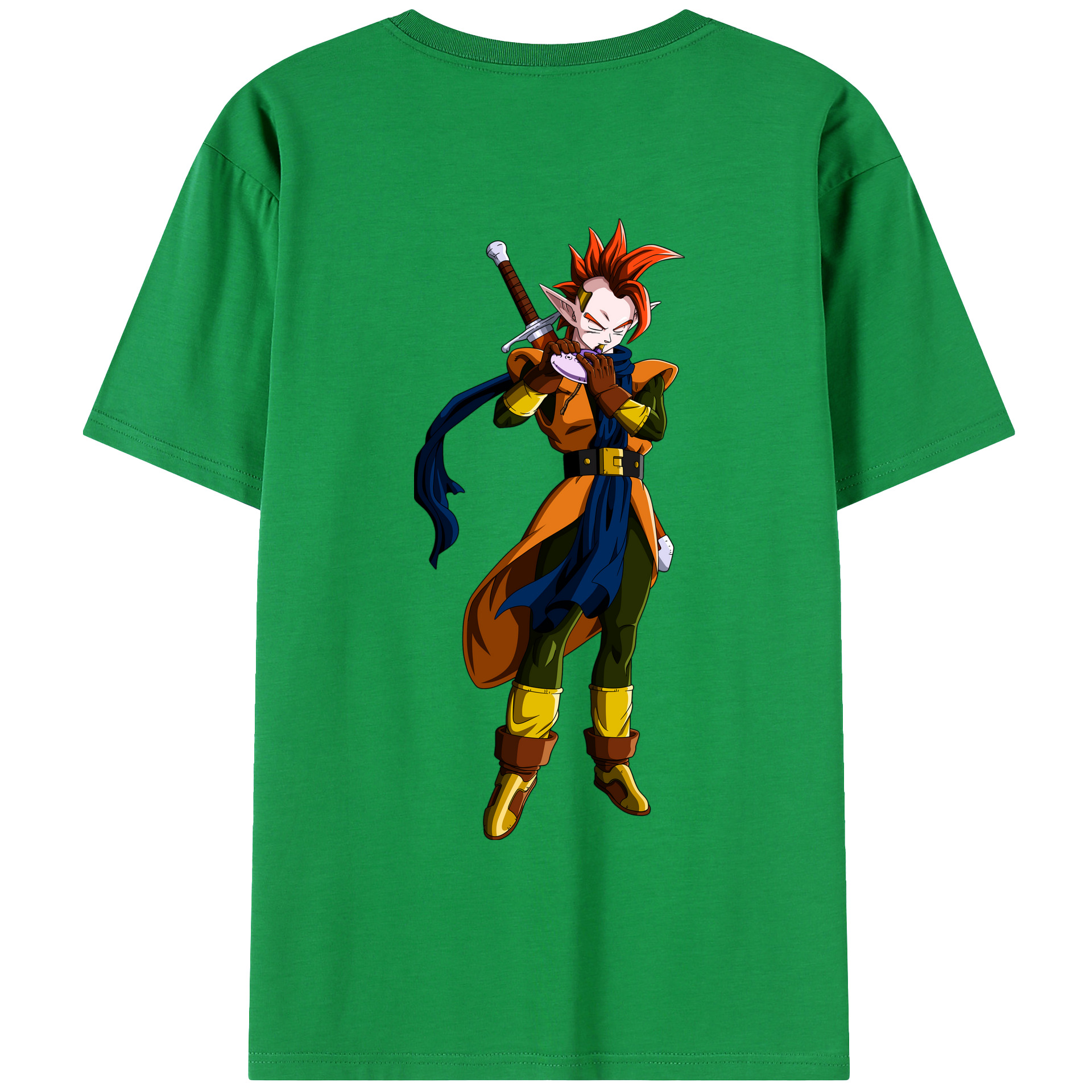 （画像用） ドラゴンボール DRAGON BALL 綿100％ メンズ半袖Tシャツ（バックプリント） 通気性