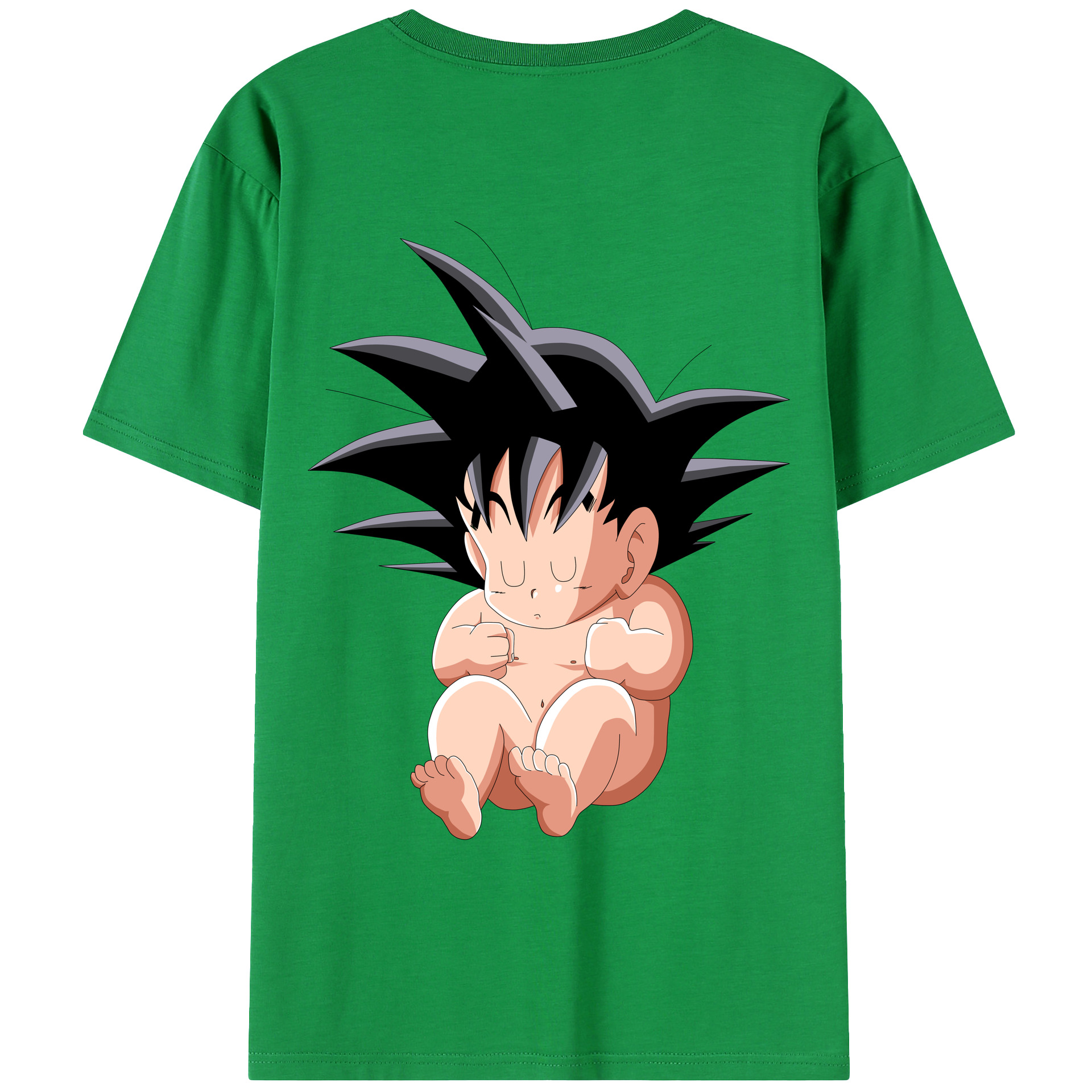 （画像用） ドラゴンボール 孫悟空（そん ごくう）Son Goku カカロット DRAGON BALL Kakarotto 綿100％ メンズ半袖Tシャツ（バックプリント） 通気性