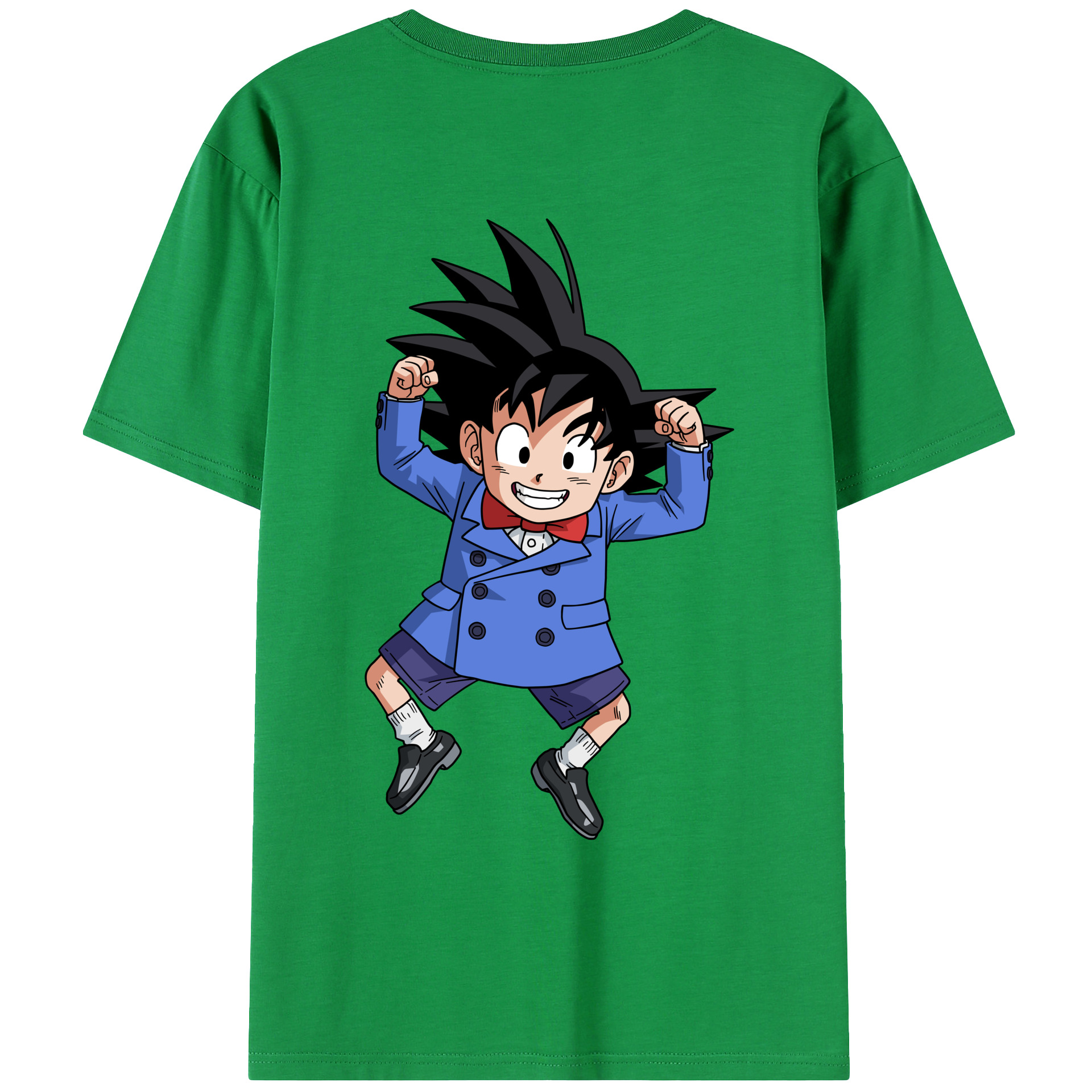 （画像用） ドラゴンボール 孫悟空（そん ごくう）Son Goku カカロット DRAGON BALL Kakarotto 綿100％ メンズ半袖Tシャツ（バックプリント） 通気性