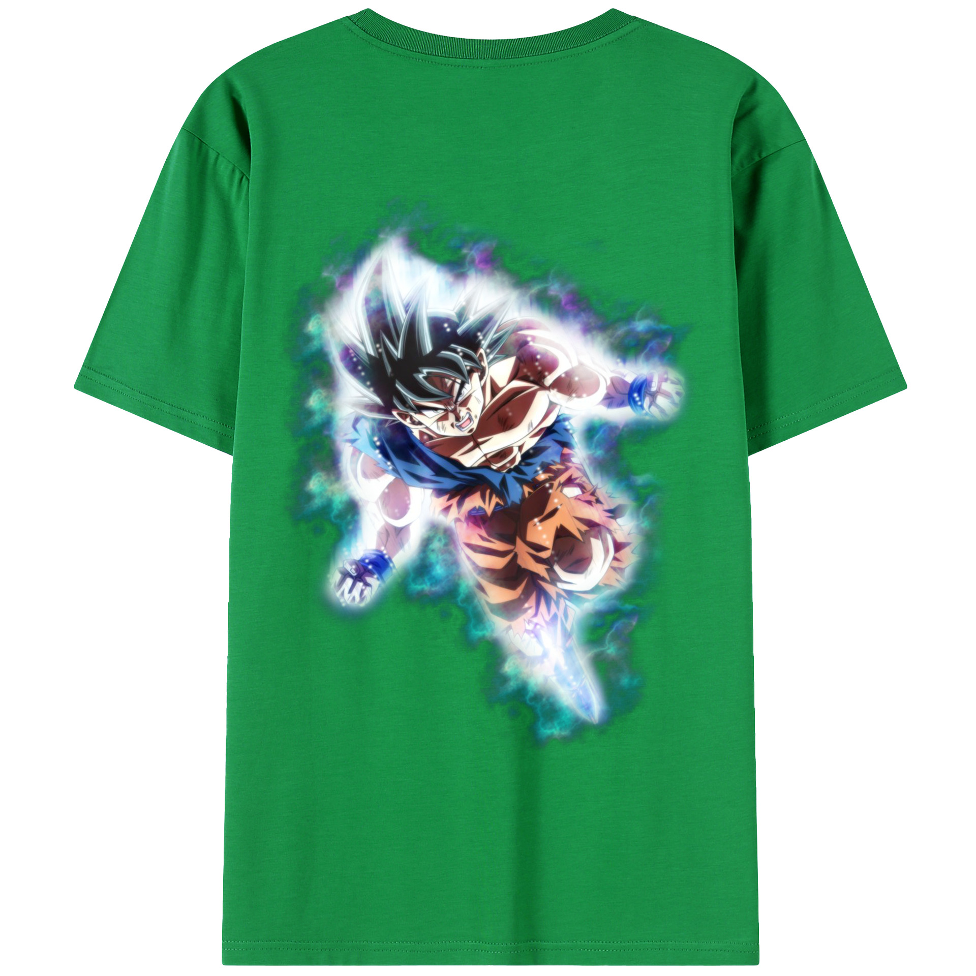 （画像用） ドラゴンボール 孫悟空（そん ごくう）Son Goku カカロット DRAGON BALL Kakarotto 綿100％ メンズ半袖Tシャツ（バックプリント） 通気性