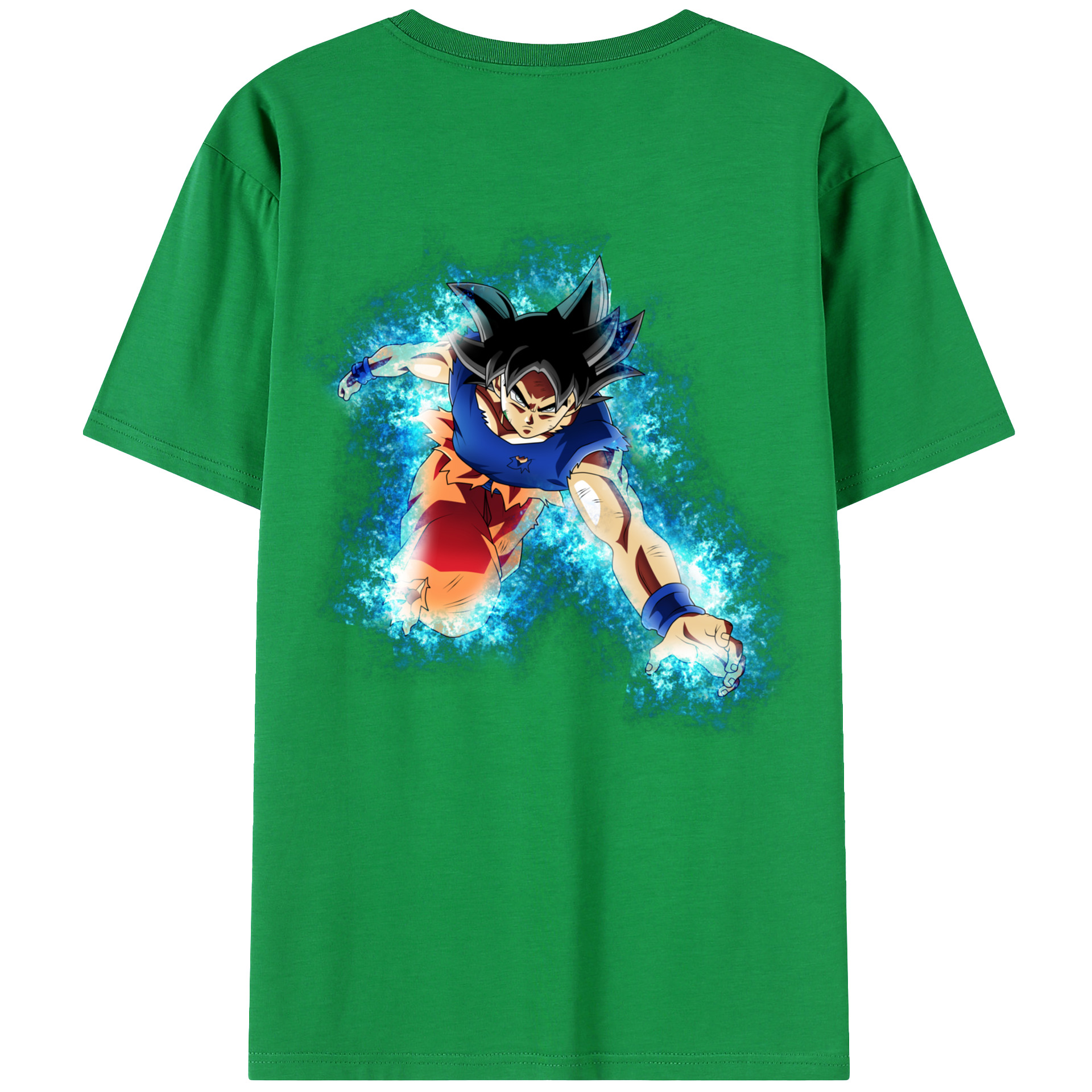 （画像用） ドラゴンボール 孫悟空（そん ごくう）Son Goku カカロット DRAGON BALL Kakarotto 綿100％ メンズ半袖Tシャツ（バックプリント） 通気性