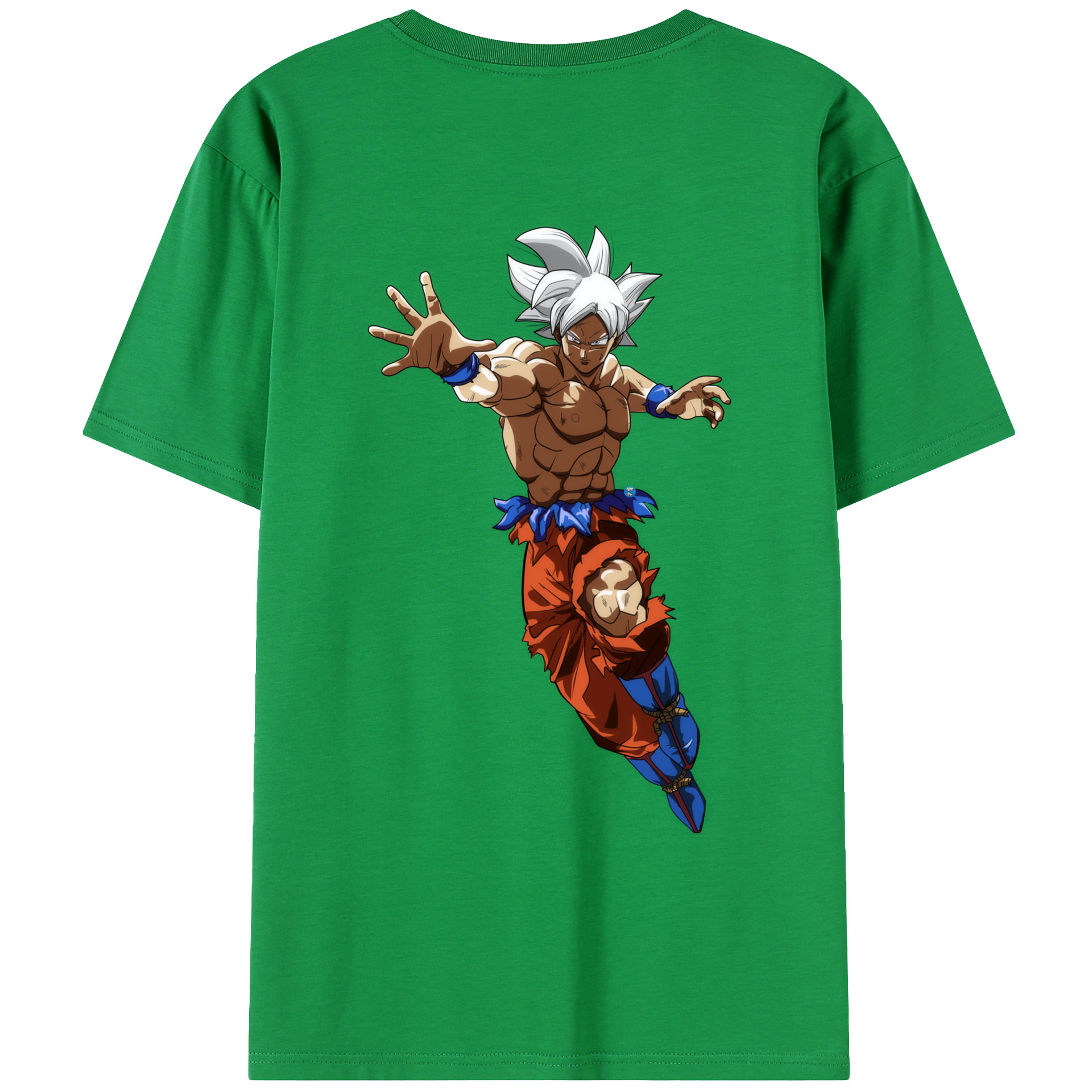 （画像用） ドラゴンボール 孫悟空（そん ごくう）Son Goku カカロット DRAGON BALL Kakarotto 綿100％ メンズ半袖Tシャツ（バックプリント） 通気性