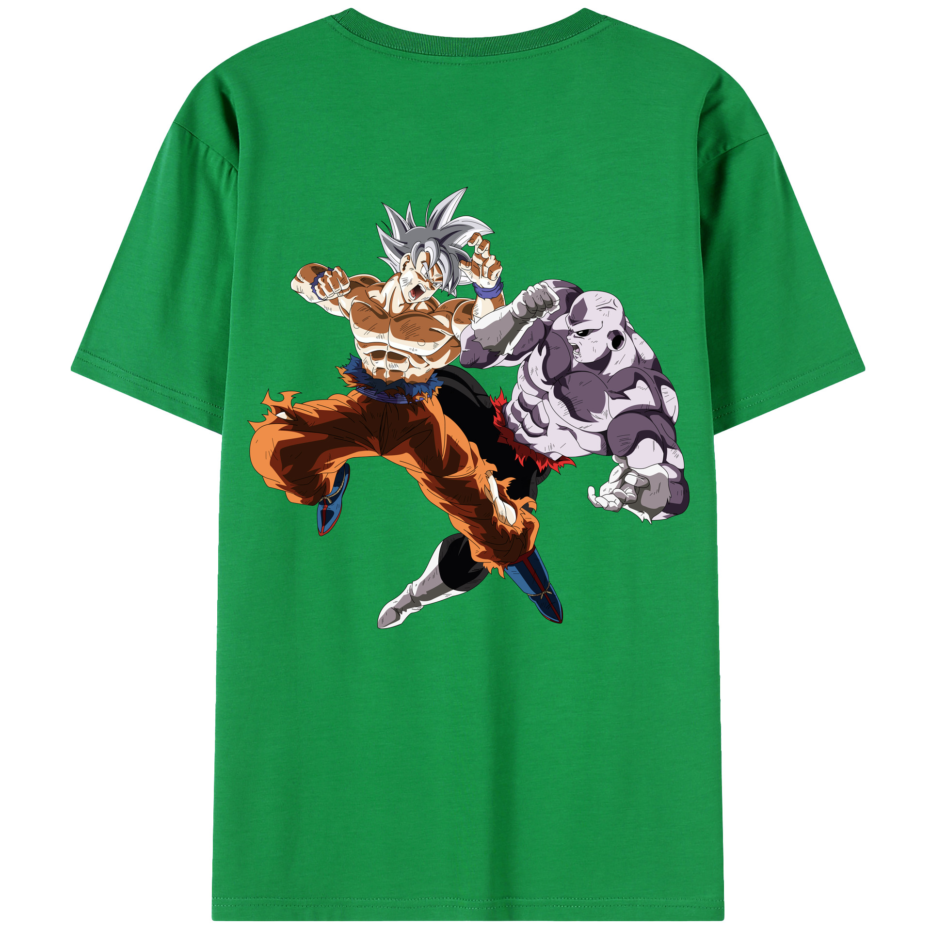 （画像用） ドラゴンボール 孫悟空（そん ごくう）Son Goku カカロット DRAGON BALL Kakarotto 綿100％ メンズ半袖Tシャツ（バックプリント） 通気性
