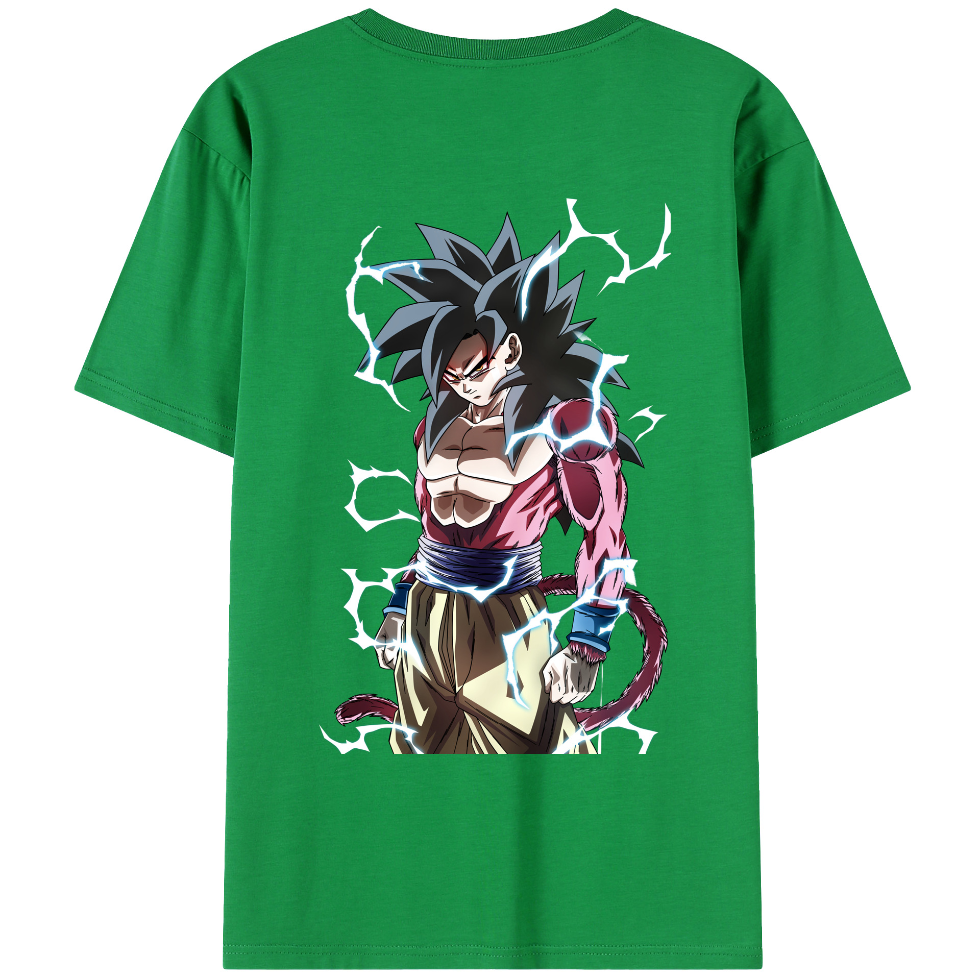 （画像用） ドラゴンボール 孫悟空（そん ごくう）Son Goku カカロット DRAGON BALL Kakarotto 綿100％ メンズ半袖Tシャツ（バックプリント） 通気性