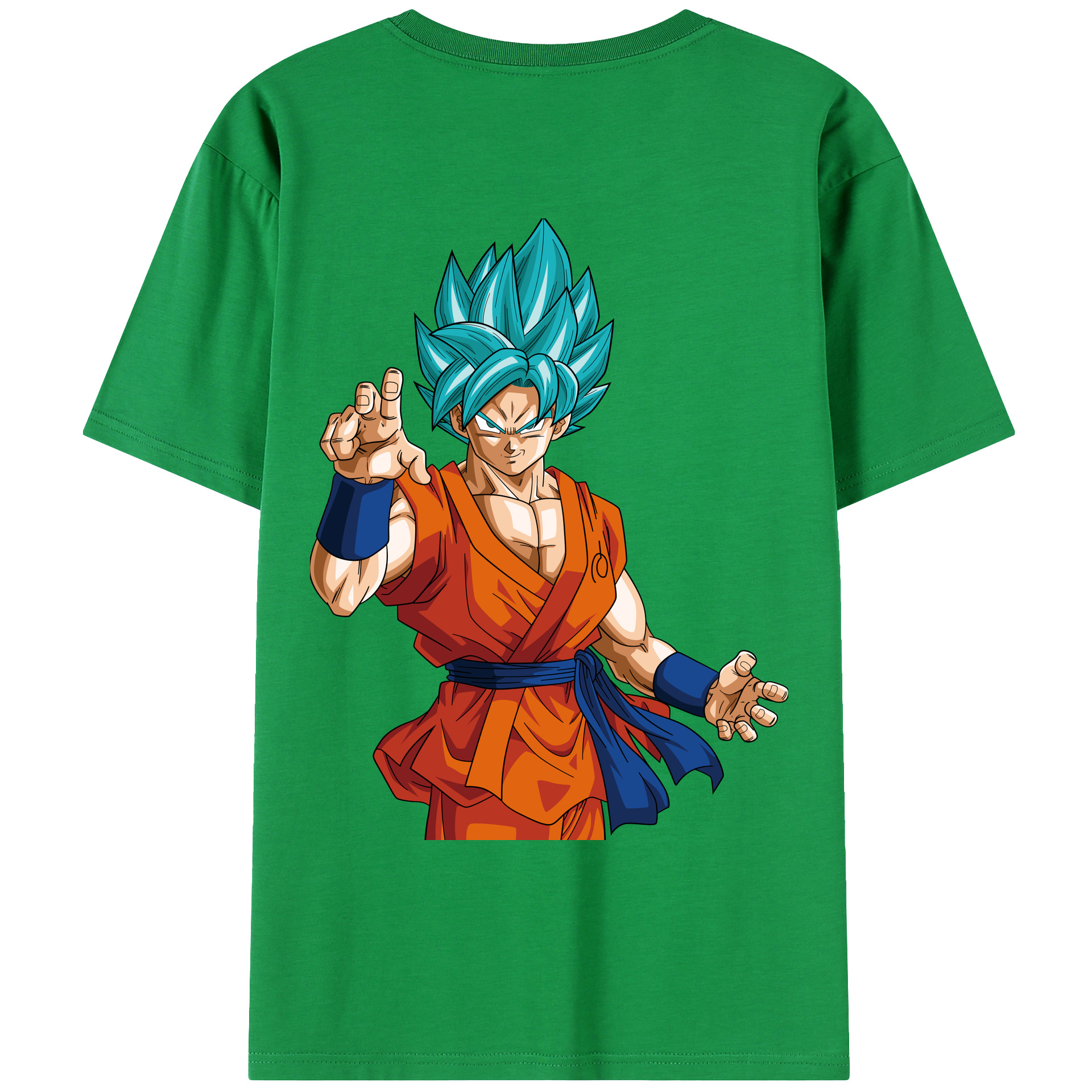 （画像用） ドラゴンボール 孫悟空（そん ごくう）Son Goku カカロット DRAGON BALL Kakarotto 綿100％ メンズ半袖Tシャツ（バックプリント） 通気性
