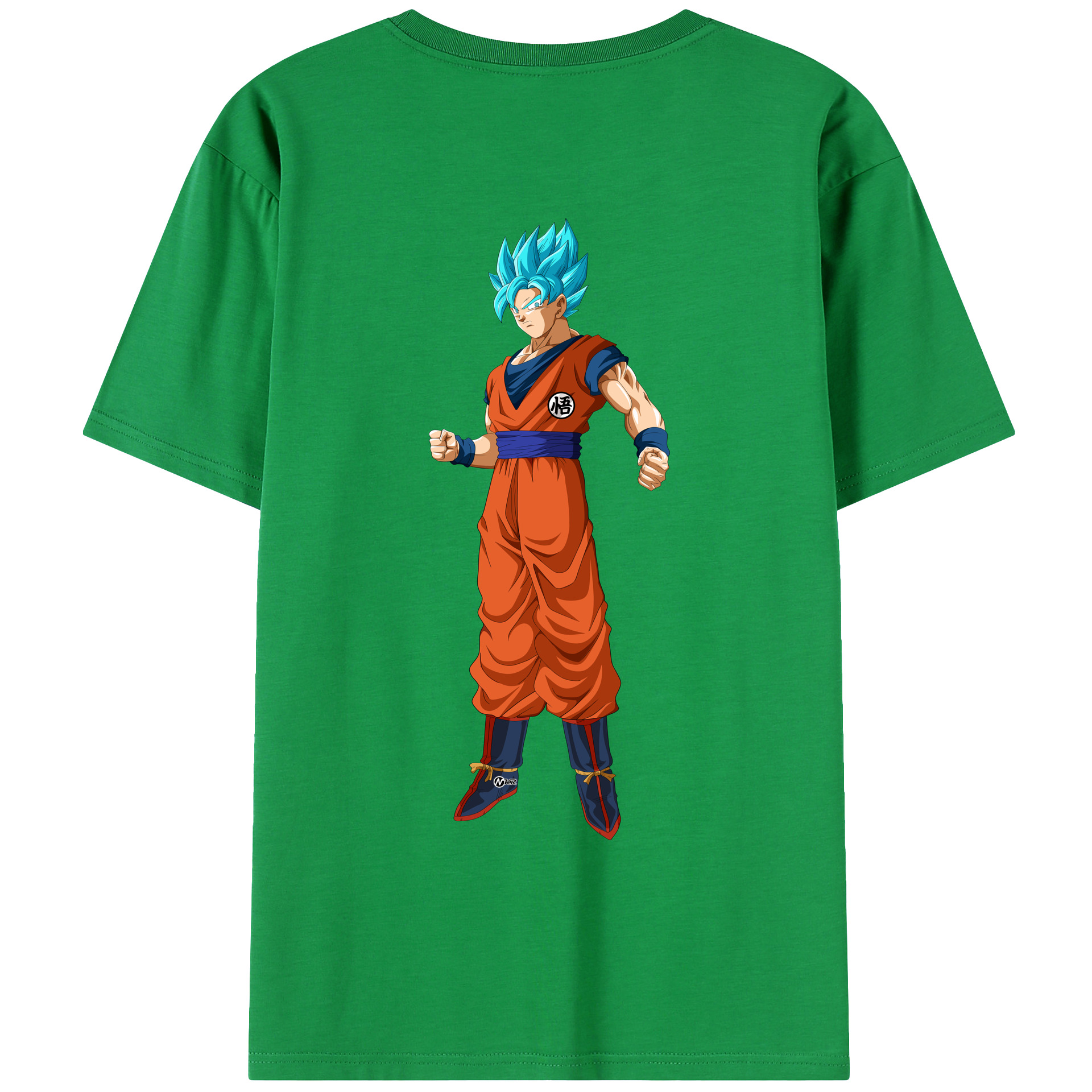 （画像用） ドラゴンボール 孫悟空（そん ごくう）Son Goku カカロット DRAGON BALL Kakarotto 綿100％ メンズ半袖Tシャツ（バックプリント） 通気性
