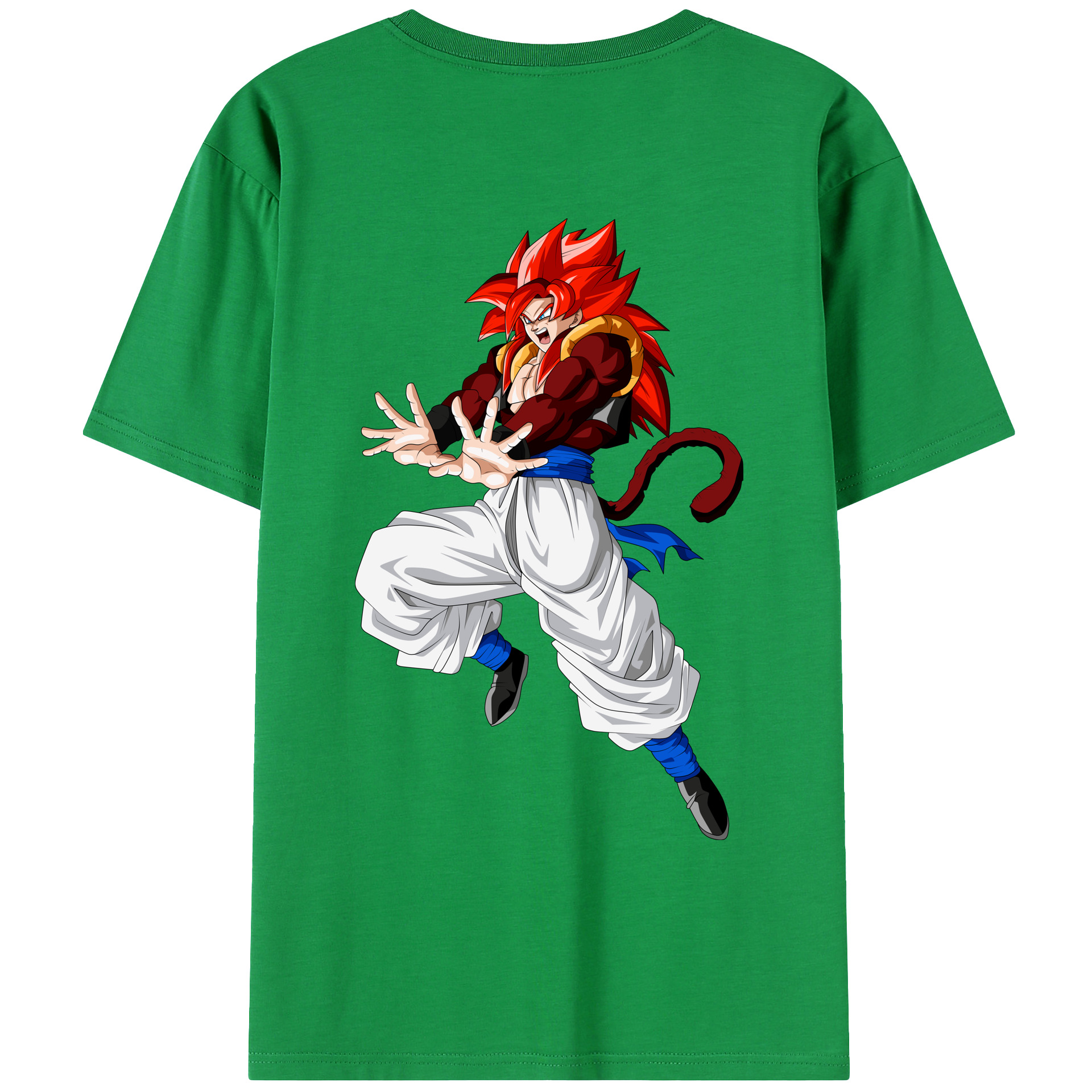 （画像用） ドラゴンボール 孫悟空（そん ごくう）Son Goku カカロット DRAGON BALL Kakarotto 綿100％ メンズ半袖Tシャツ（バックプリント） 通気性
