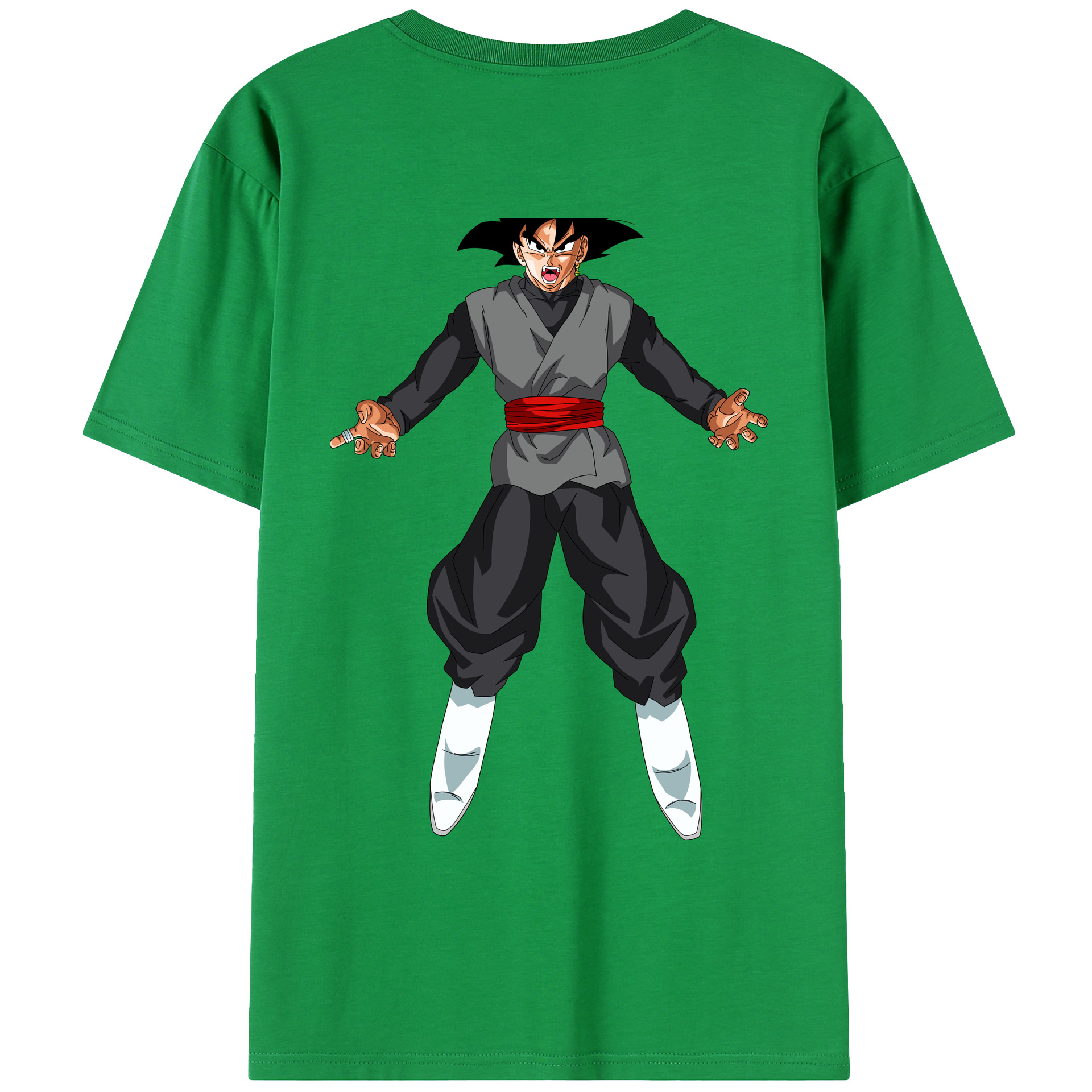 （画像用） ドラゴンボール ベジータ四世（Bejīta Yonsei）DRAGON BALL Vegeta IV 綿100％ メンズ半袖Tシャツ（バックプリント） 通気性