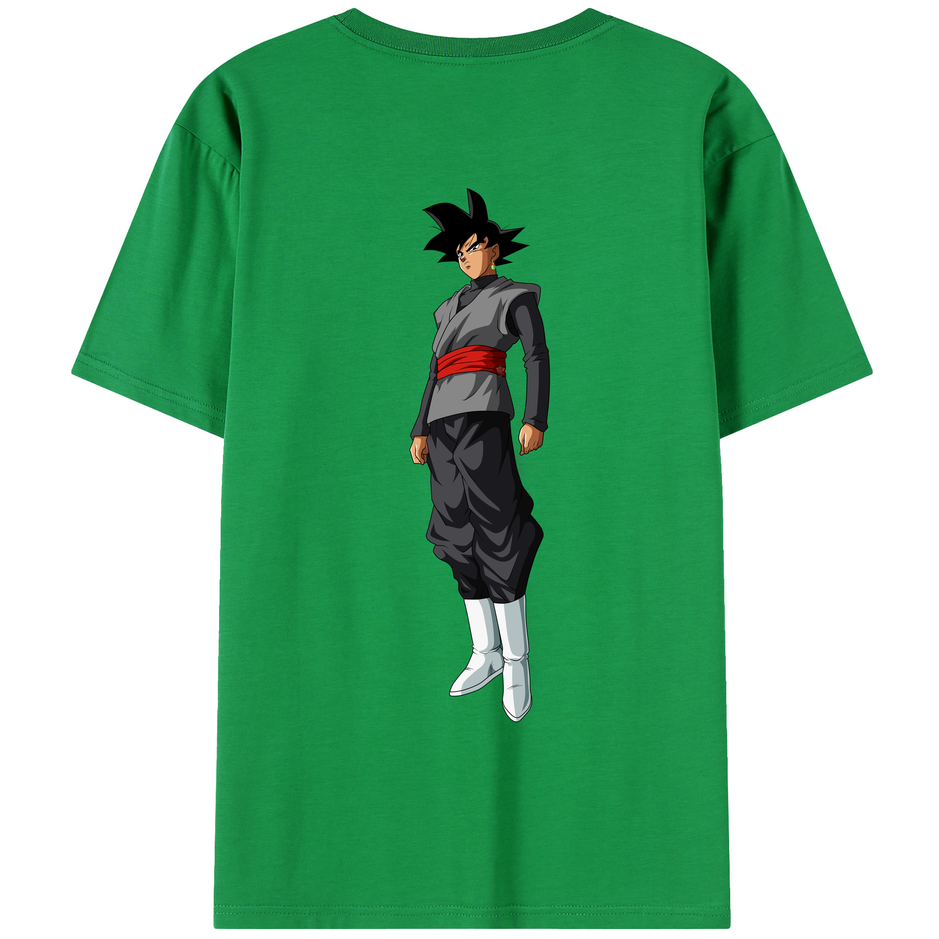 （画像用） ドラゴンボール ベジータ四世（Bejīta Yonsei）DRAGON BALL Vegeta IV 綿100％ メンズ半袖Tシャツ（バックプリント） 通気性