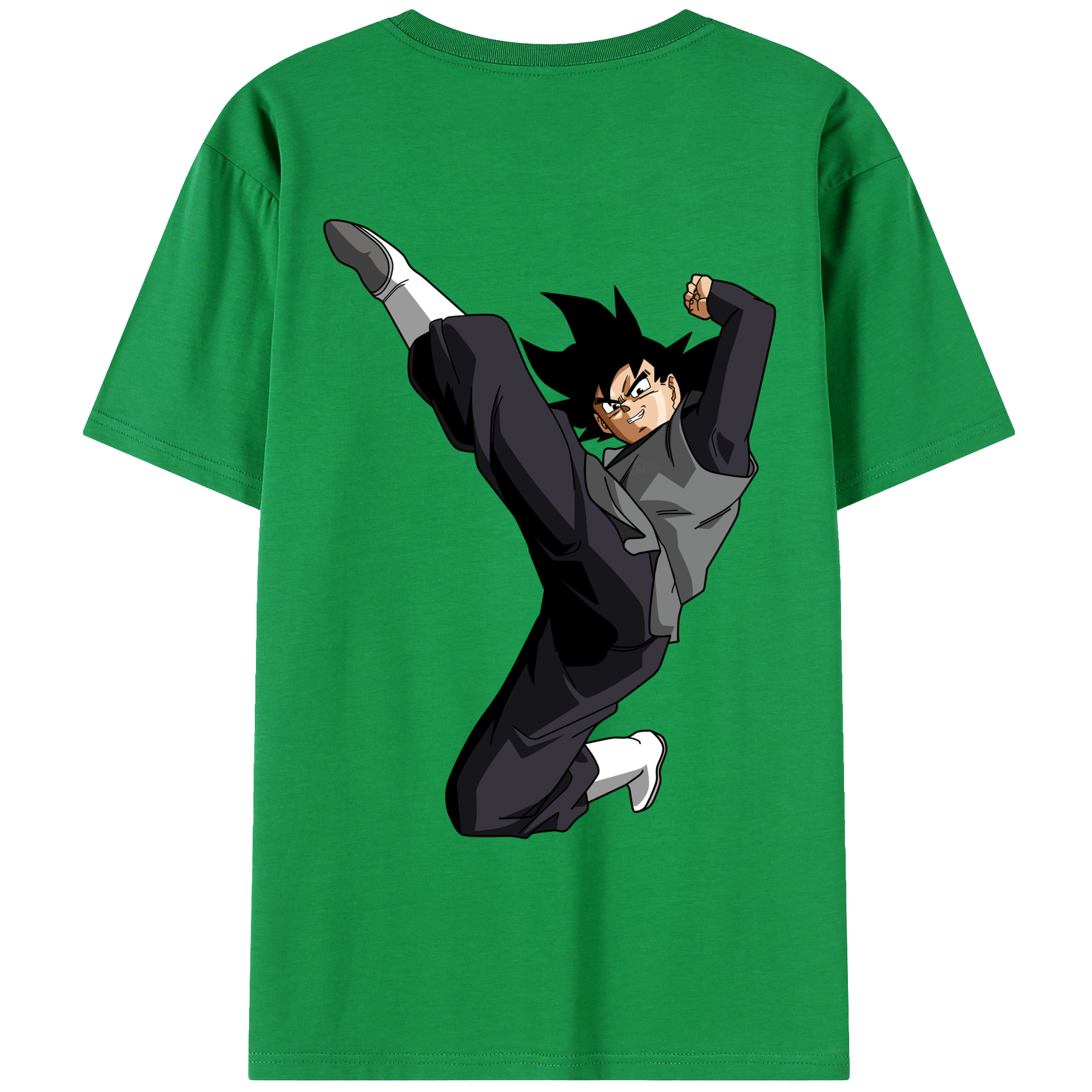 （画像用） ドラゴンボール ベジータ四世（Bejīta Yonsei）DRAGON BALL Vegeta IV 綿100％ メンズ半袖Tシャツ（バックプリント） 通気性