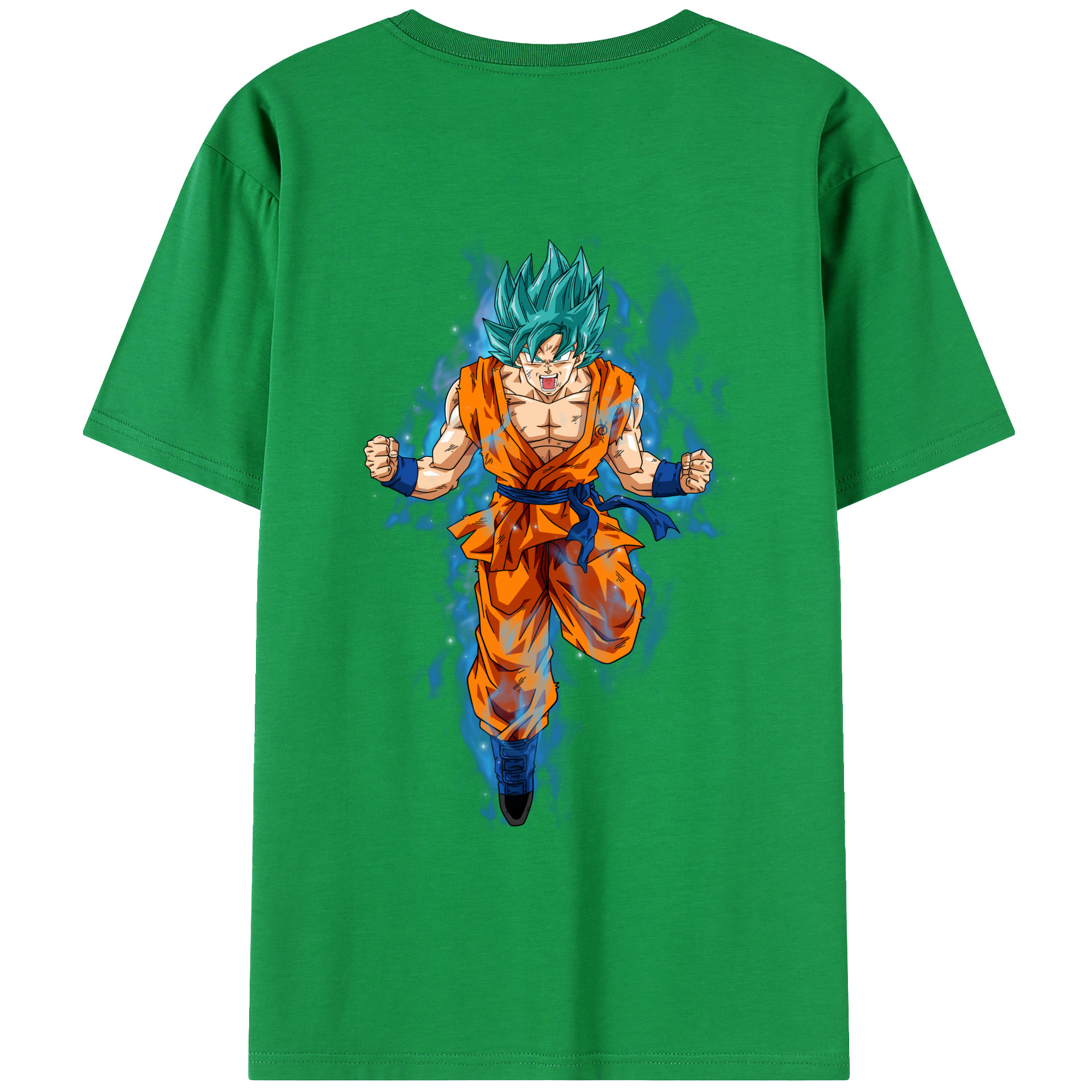 （画像用） ドラゴンボール 孫 悟飯（そんごはん）DRAGON BALL Son Gohan 綿100％ メンズ半袖Tシャツ（バックプリント） 通気性