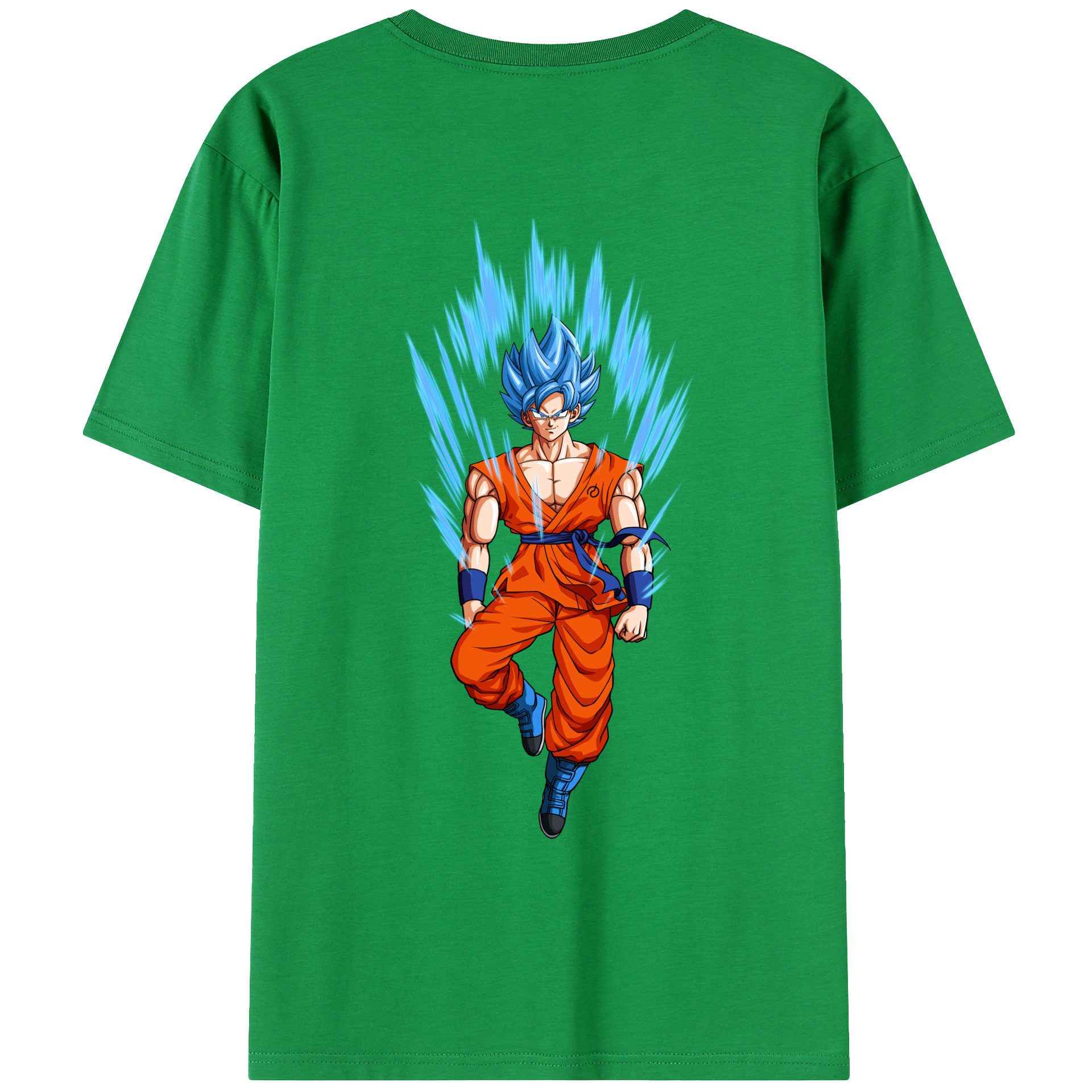（画像用） ドラゴンボール 孫 悟飯（そんごはん）DRAGON BALL Son Gohan 綿100％ メンズ半袖Tシャツ（バックプリント） 通気性