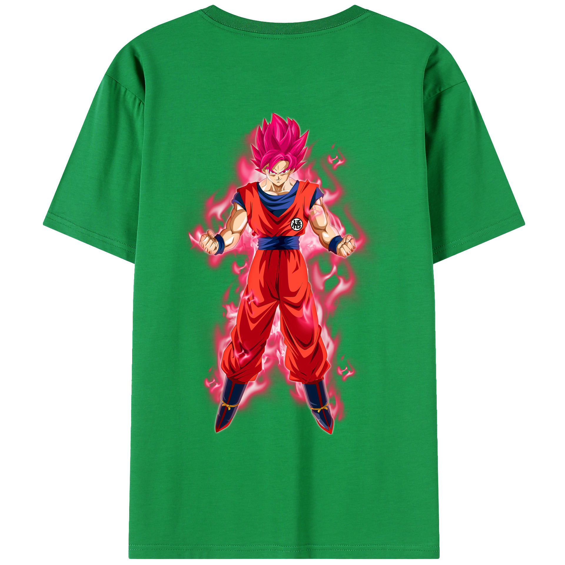 （画像用） ドラゴンボール 孫 悟飯（そんごはん）DRAGON BALL Son Gohan 綿100％ メンズ半袖Tシャツ（バックプリント） 通気性