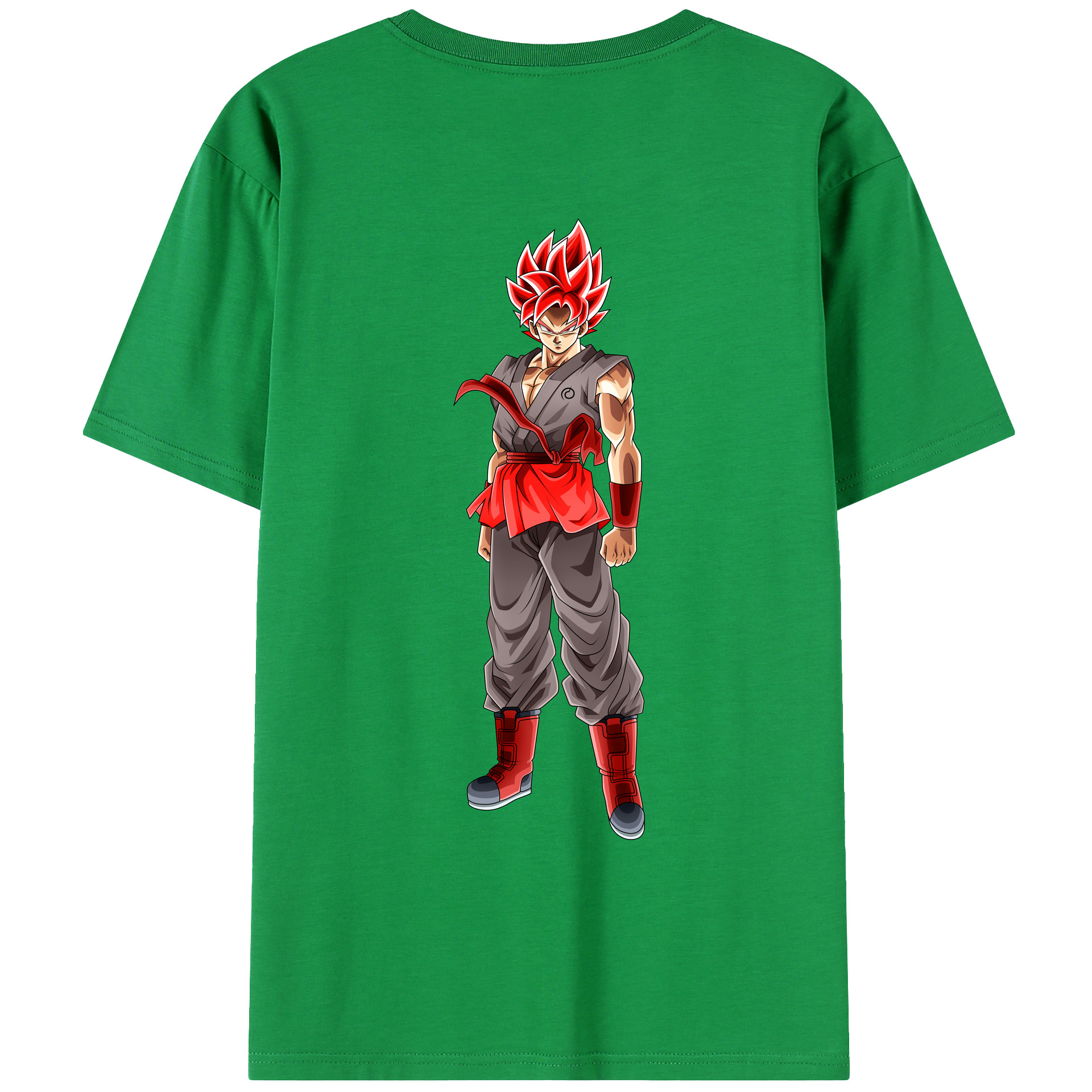 （画像用） ドラゴンボール 孫 悟飯（そんごはん）DRAGON BALL Son Gohan 綿100％ メンズ半袖Tシャツ（バックプリント） 通気性