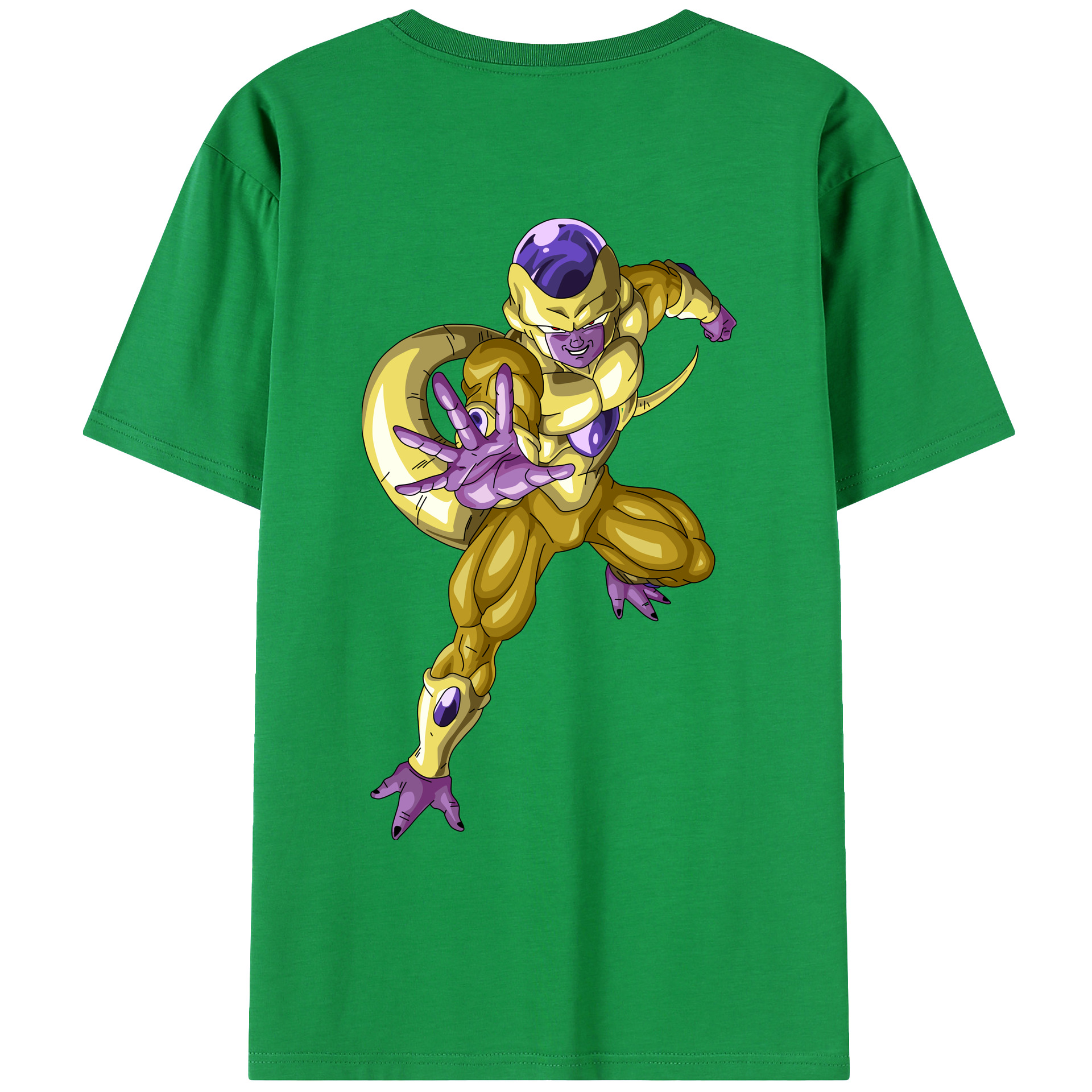 （画像用） ドラゴンボール フリーザ DRAGON BALL Frieza 綿100％ メンズ半袖Tシャツ（バックプリント） 通気性